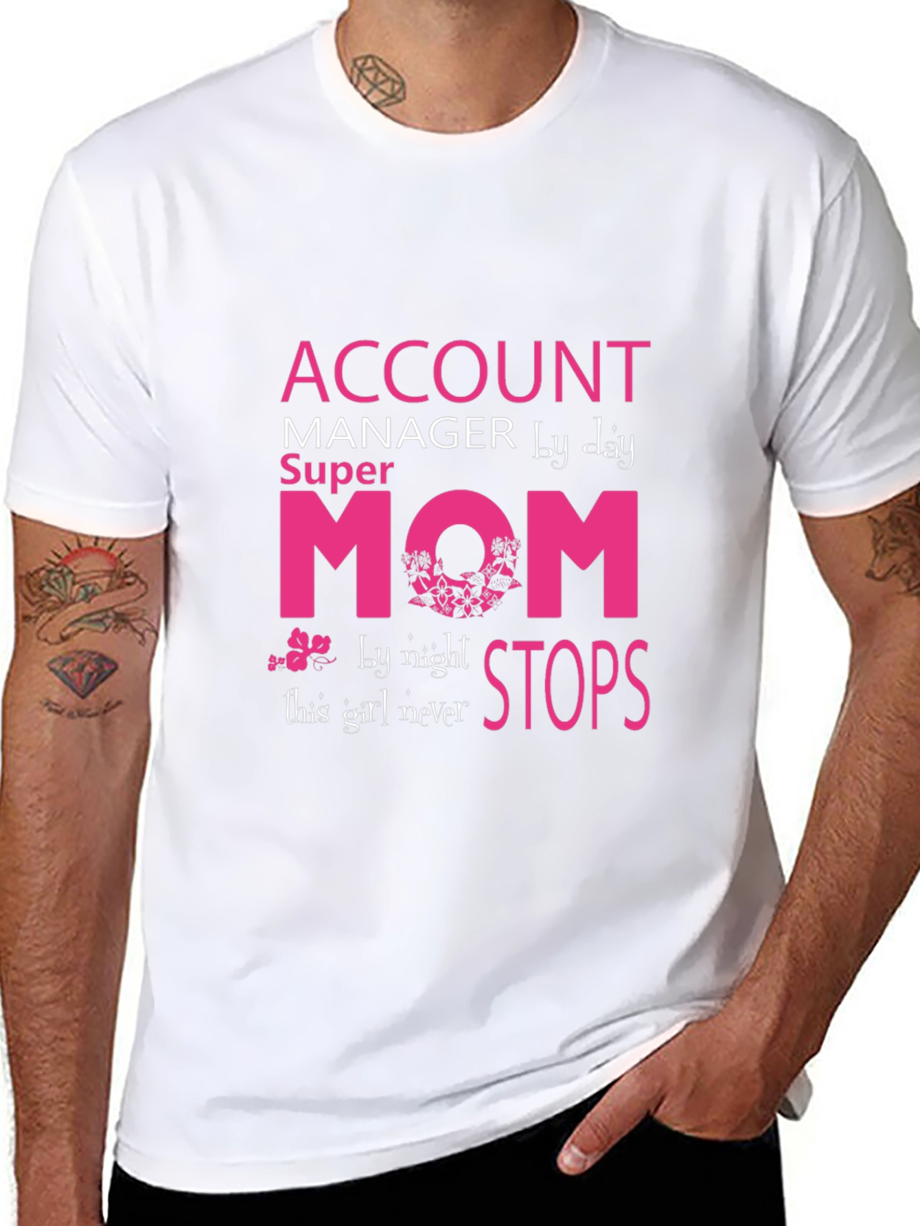 Account Manager Super Mom Graphic T-Shirt