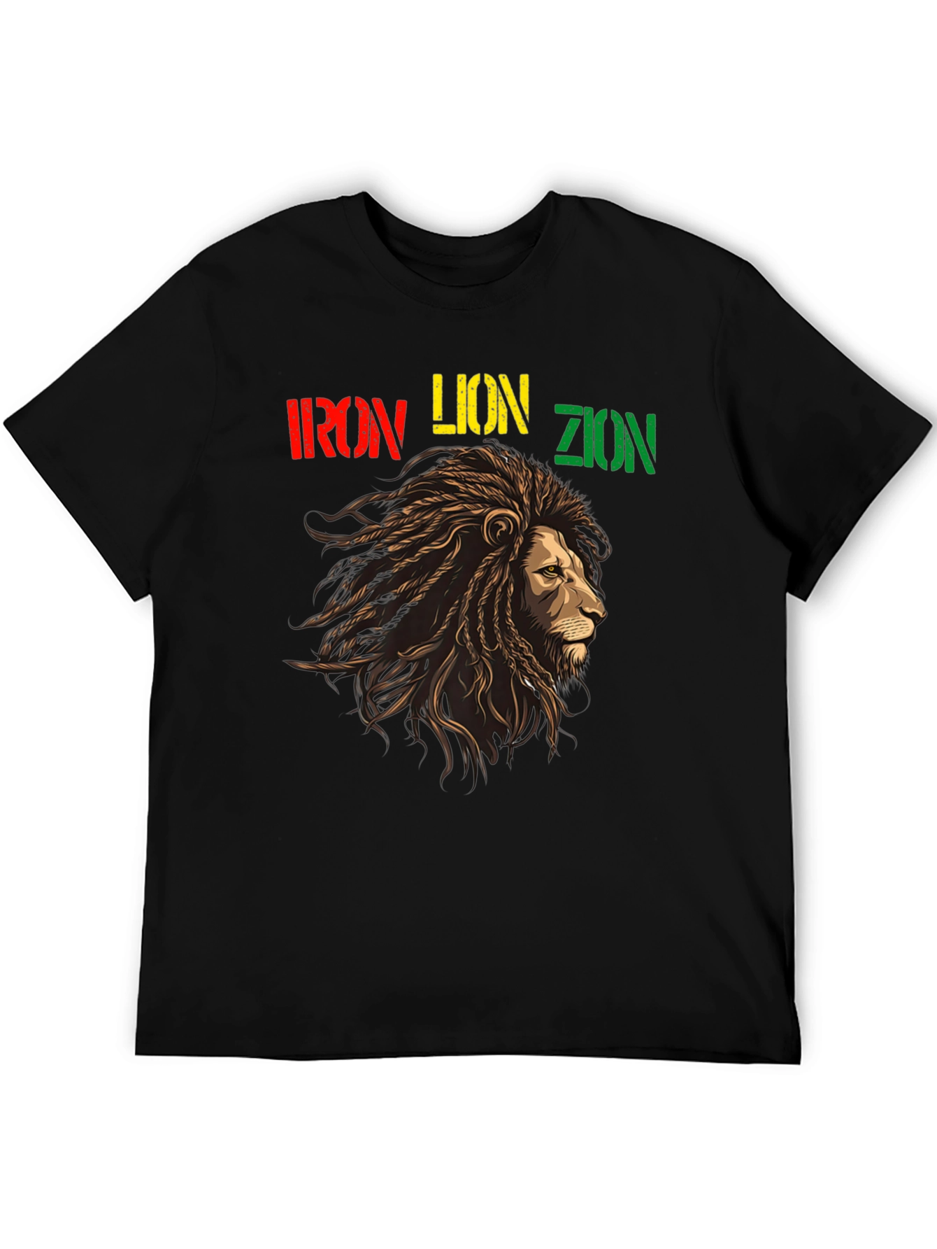 Iron Lion Zion Rastafarian T-Shirt