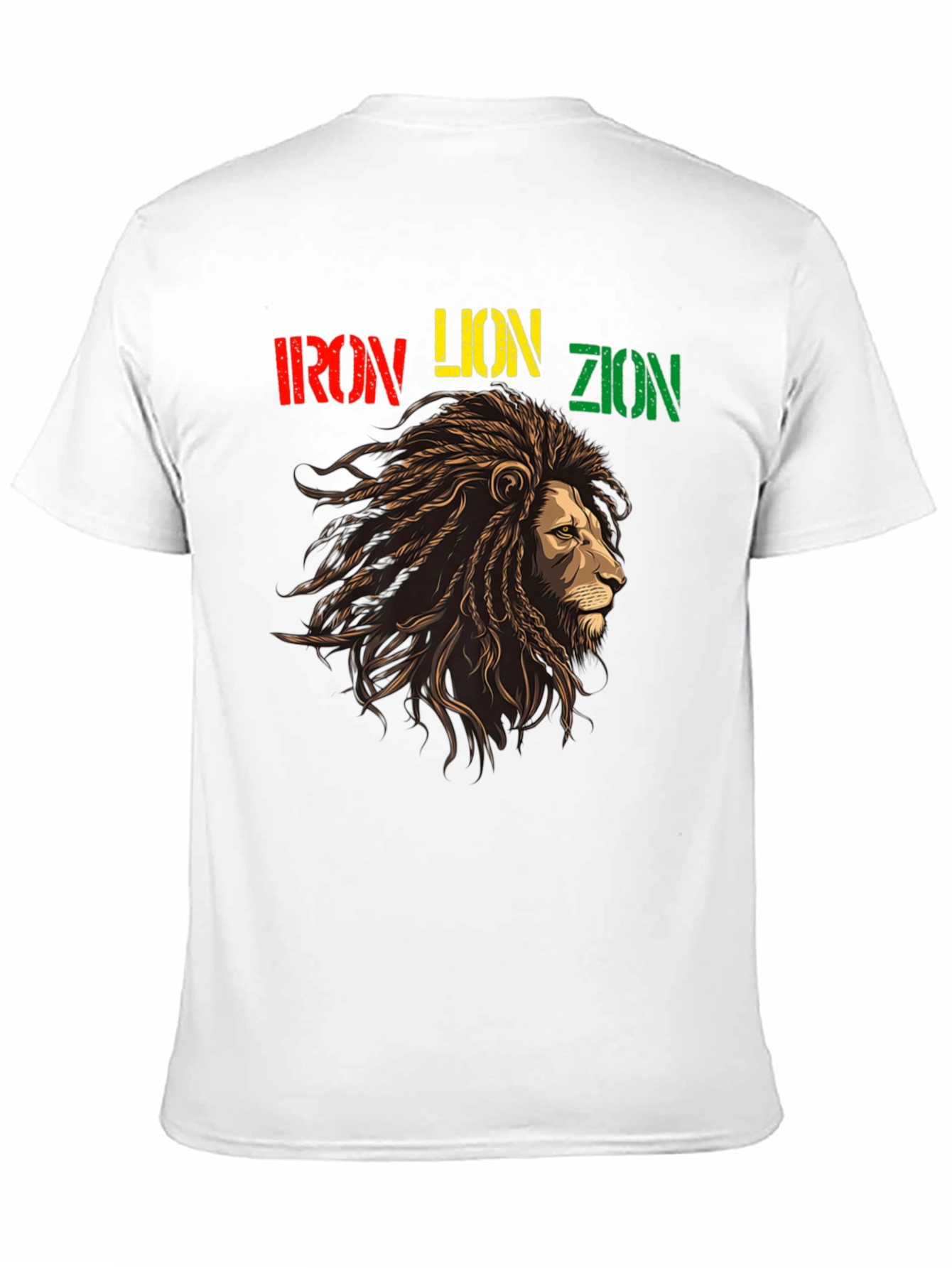 Iron Lion Zion Rastafarian T-Shirt