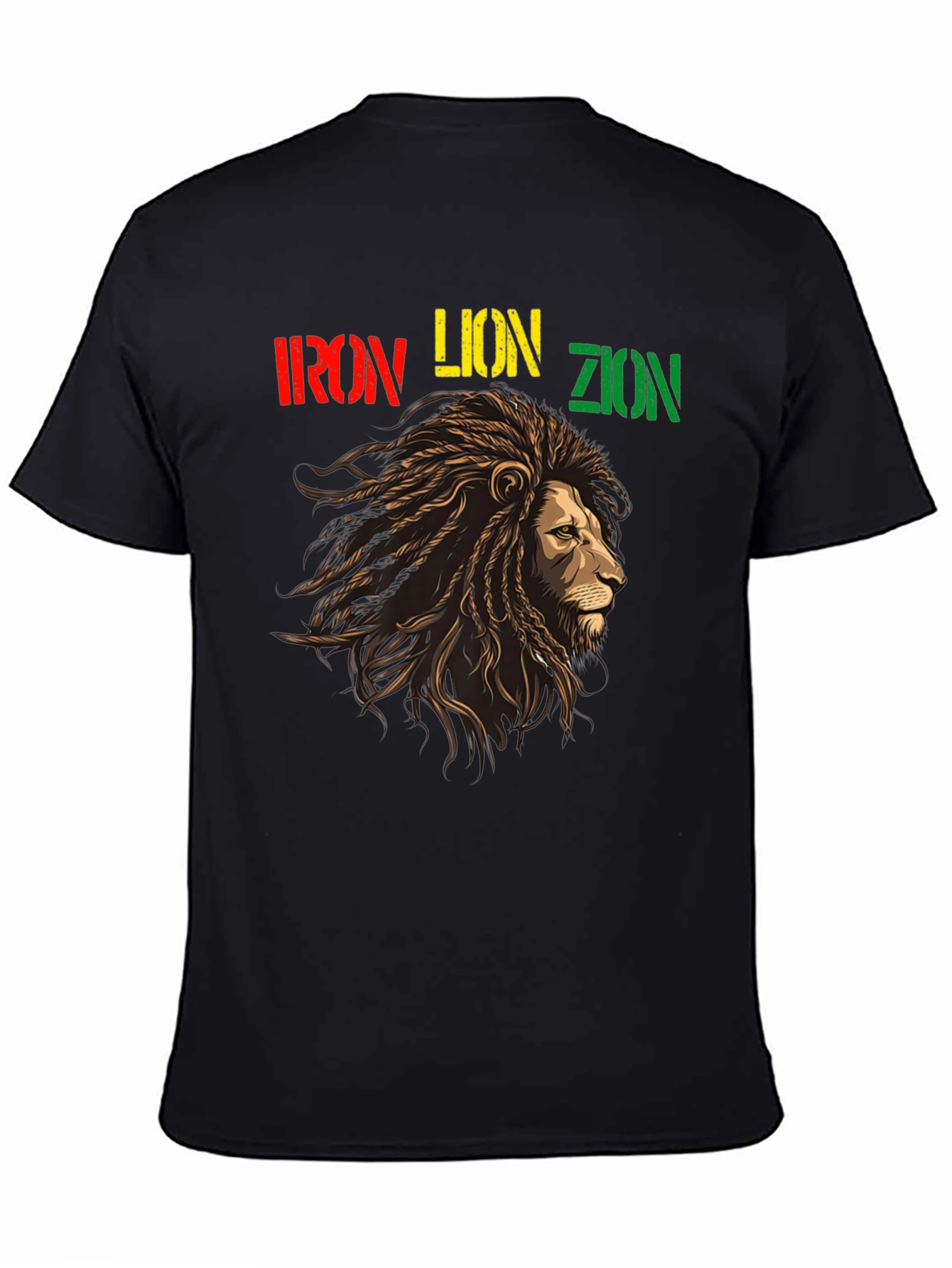 Iron Lion Zion Rastafarian T-Shirt