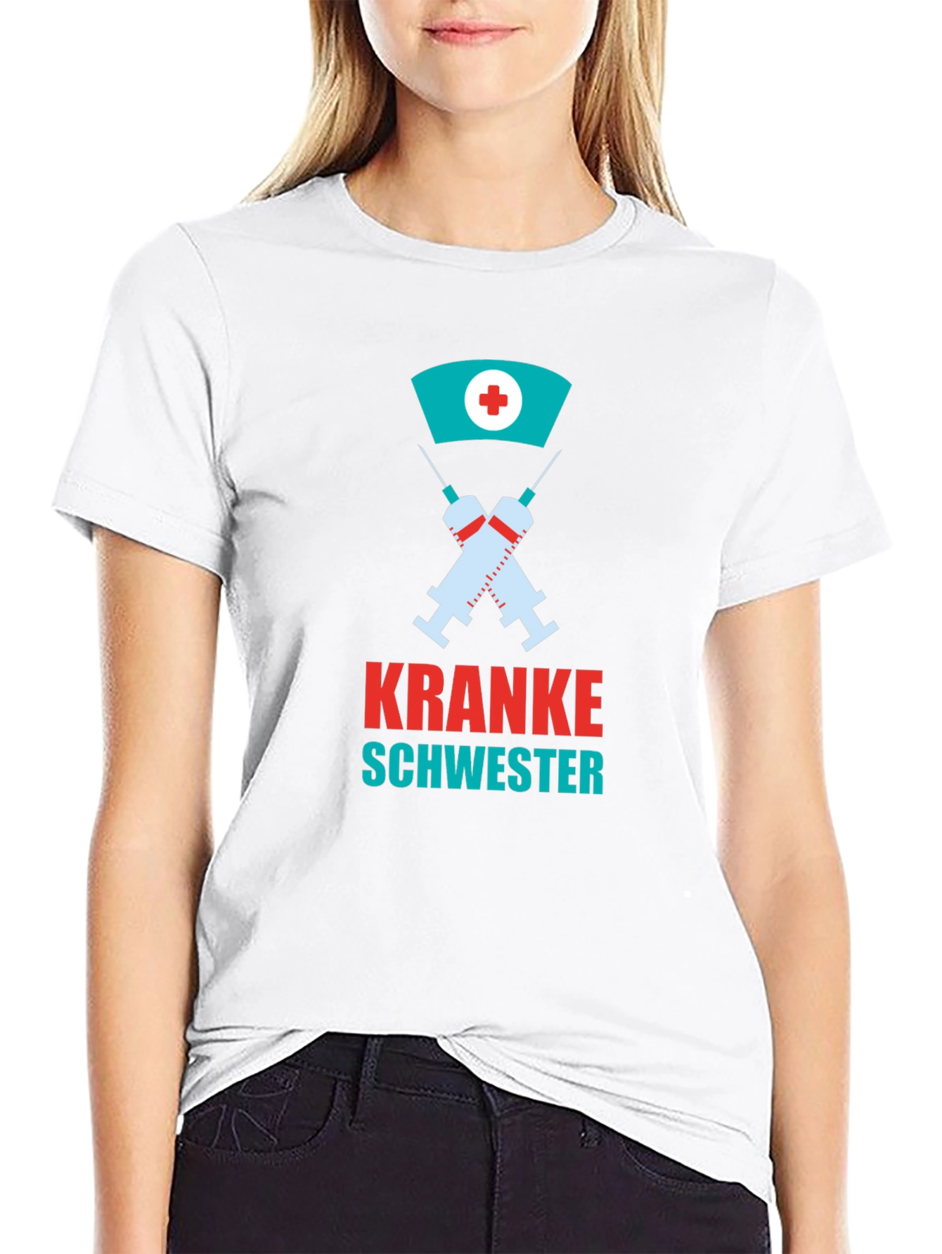 Kranke Schwester Graphic Tee - Nurse Humor T-Shirt