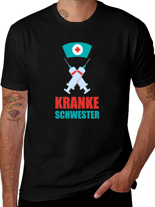 Kranke Schwester Graphic Tee - Nurse Humor T-Shirt