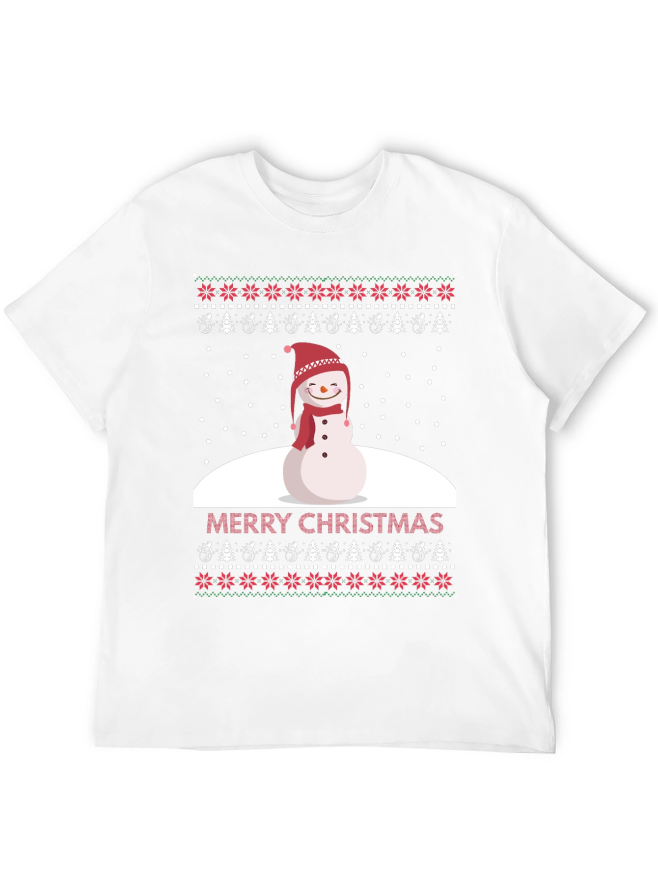 Merry Christmas Snowman T-Shirt