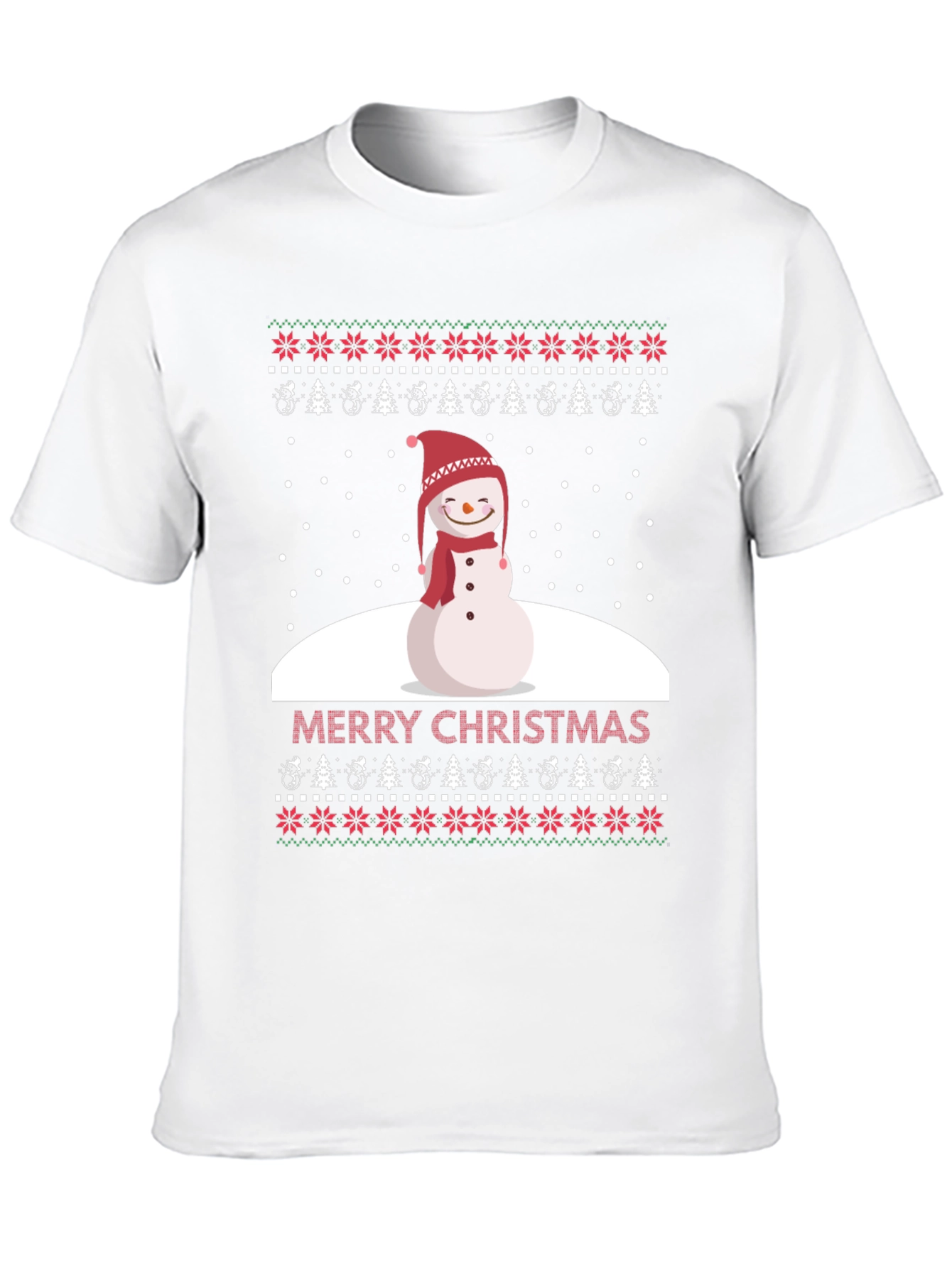 Merry Christmas Snowman T-Shirt