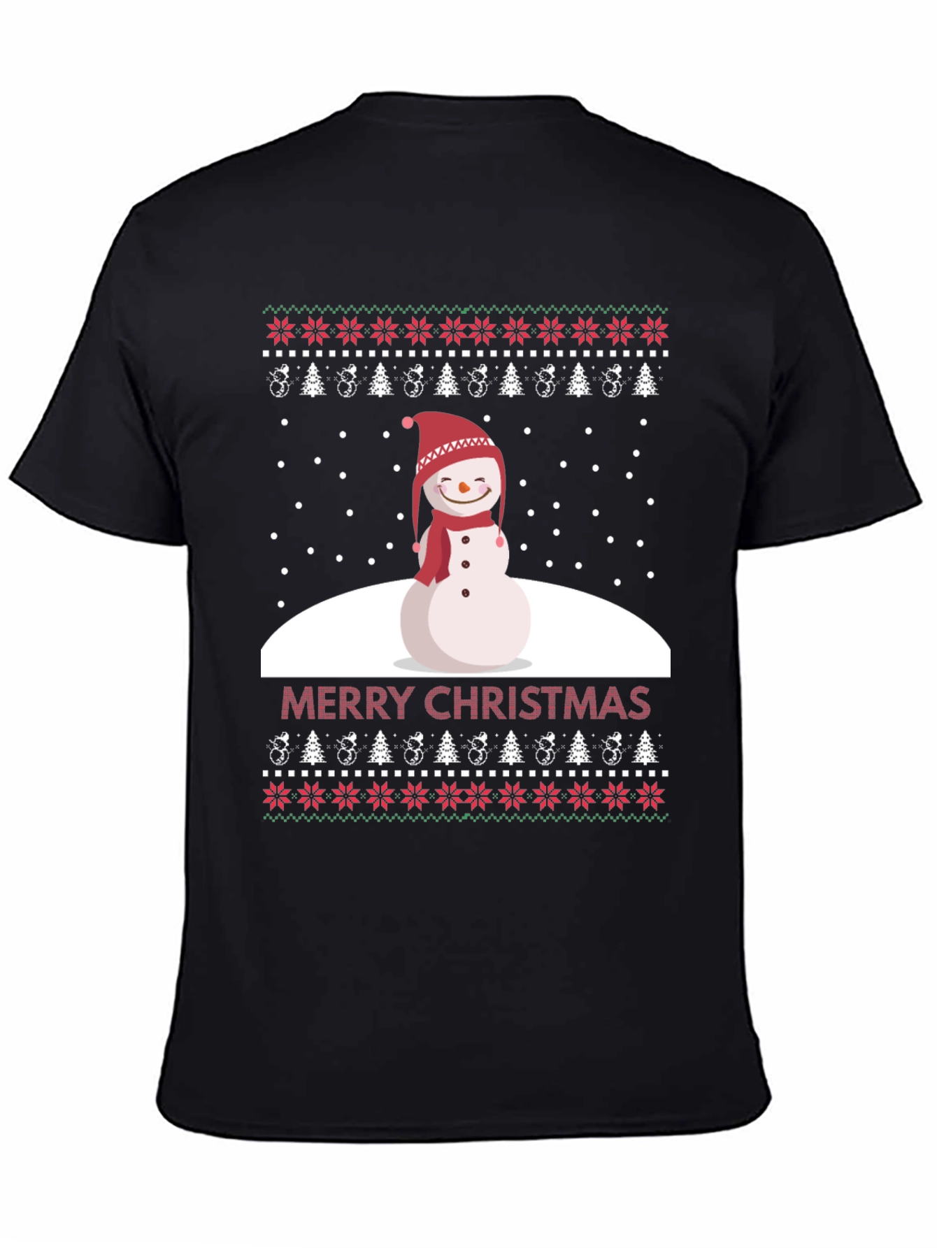 Merry Christmas Snowman T-Shirt