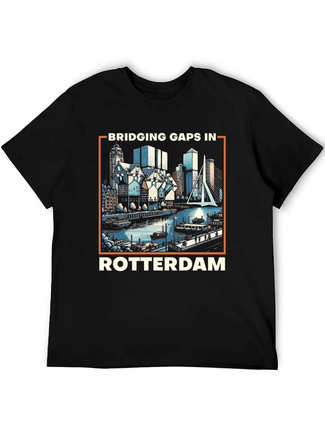 Rotterdam Skyline Graphic Tee