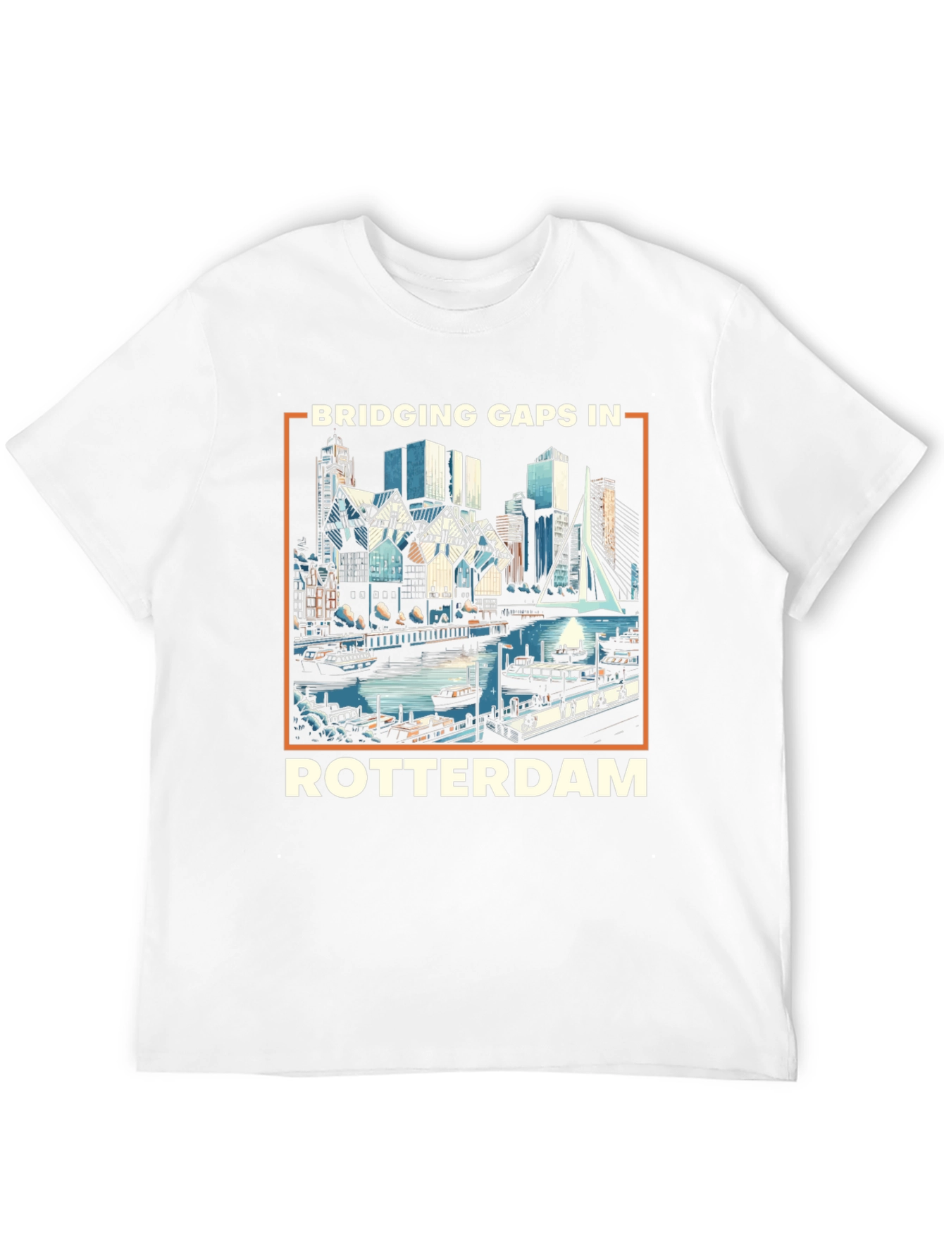 Rotterdam Skyline Graphic Tee