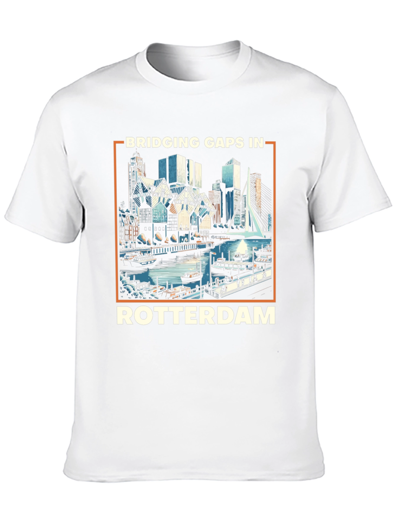 Rotterdam Skyline Graphic Tee