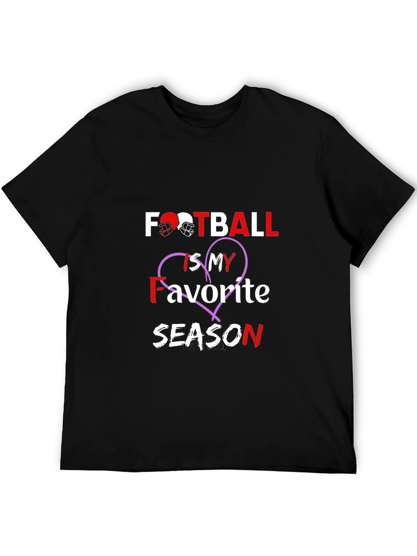 Football Is My Favorite Season Graphic T-Shirt