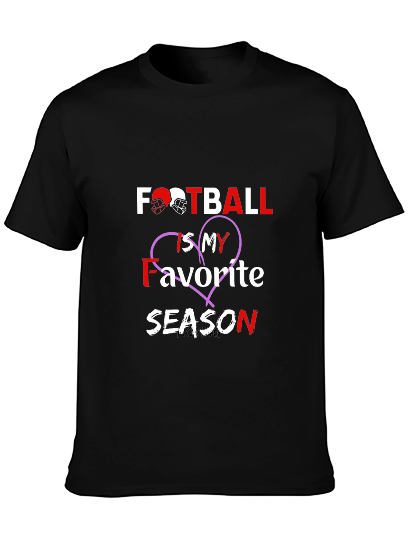 Football Is My Favorite Season Graphic T-Shirt