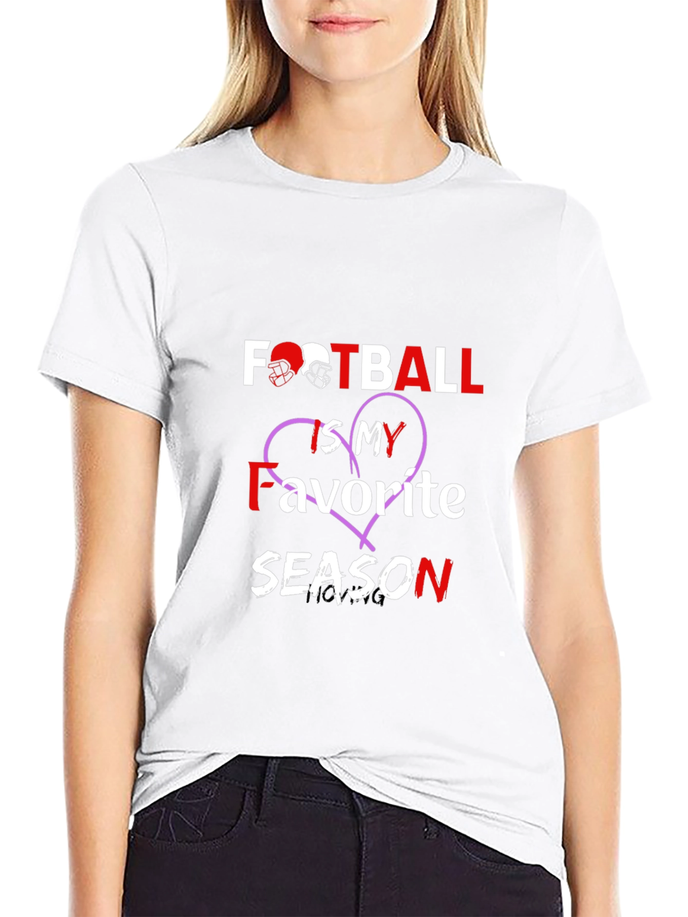 Football Is My Favorite Season Graphic T-Shirt