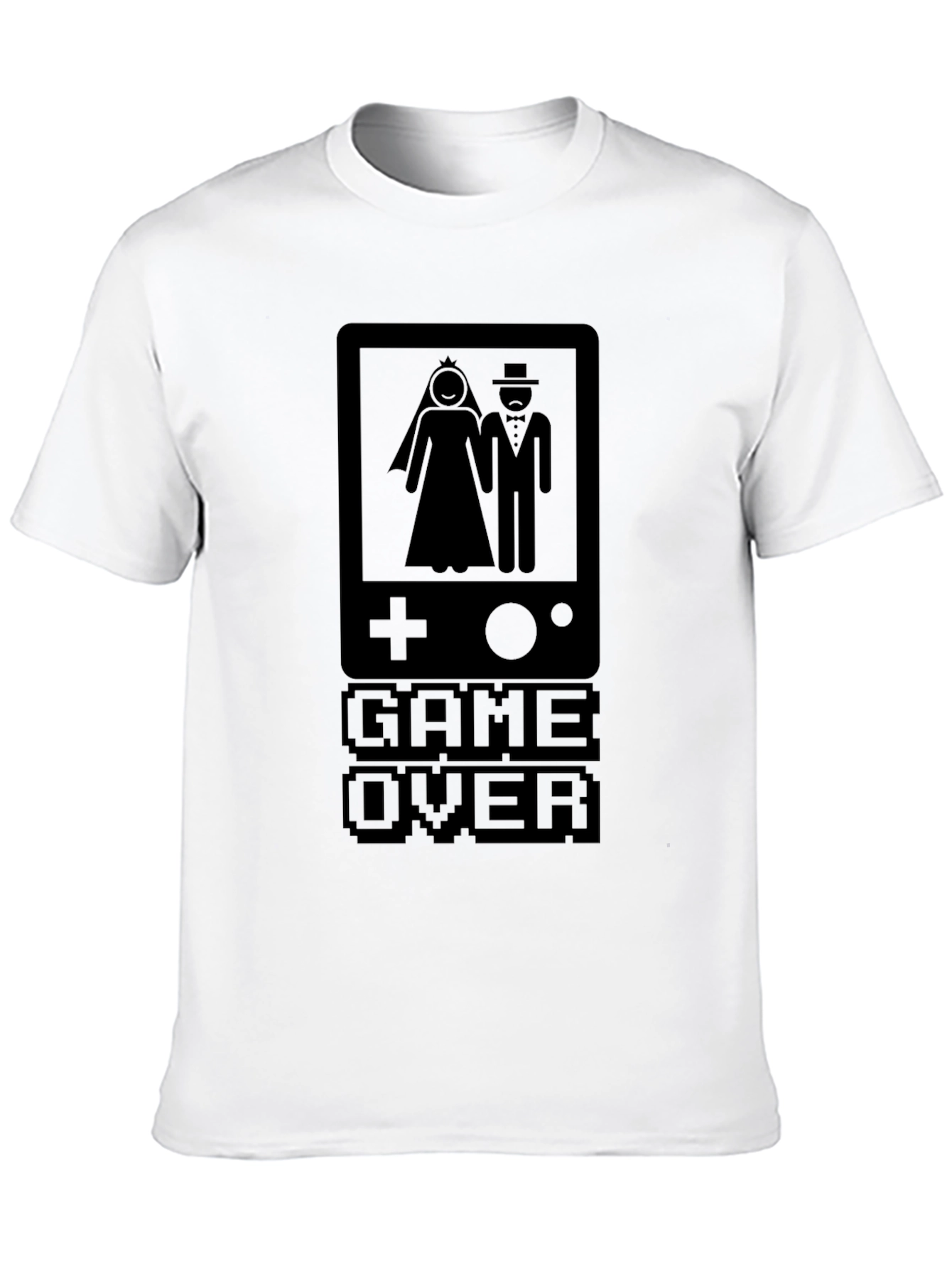 Game Over Wedding T-Shirt - Gamer Couple Tee