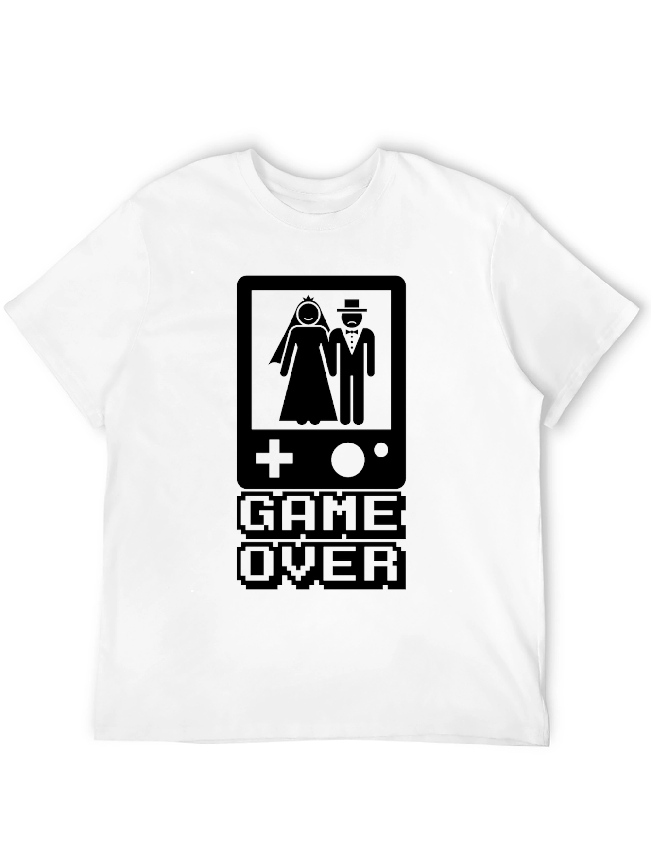 Game Over Wedding T-Shirt - Gamer Couple Tee