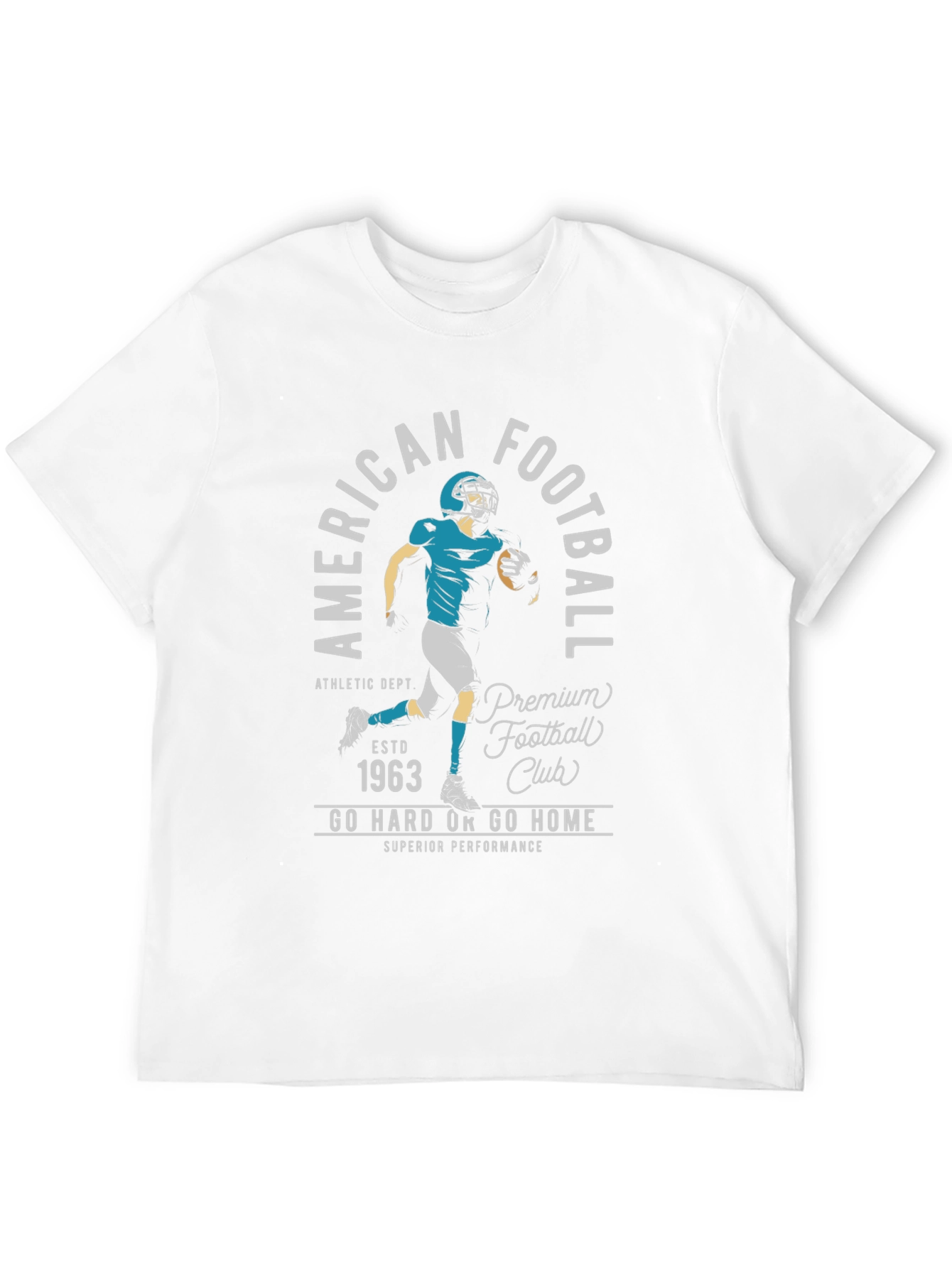 American Football Club Black Graphic T-Shirt