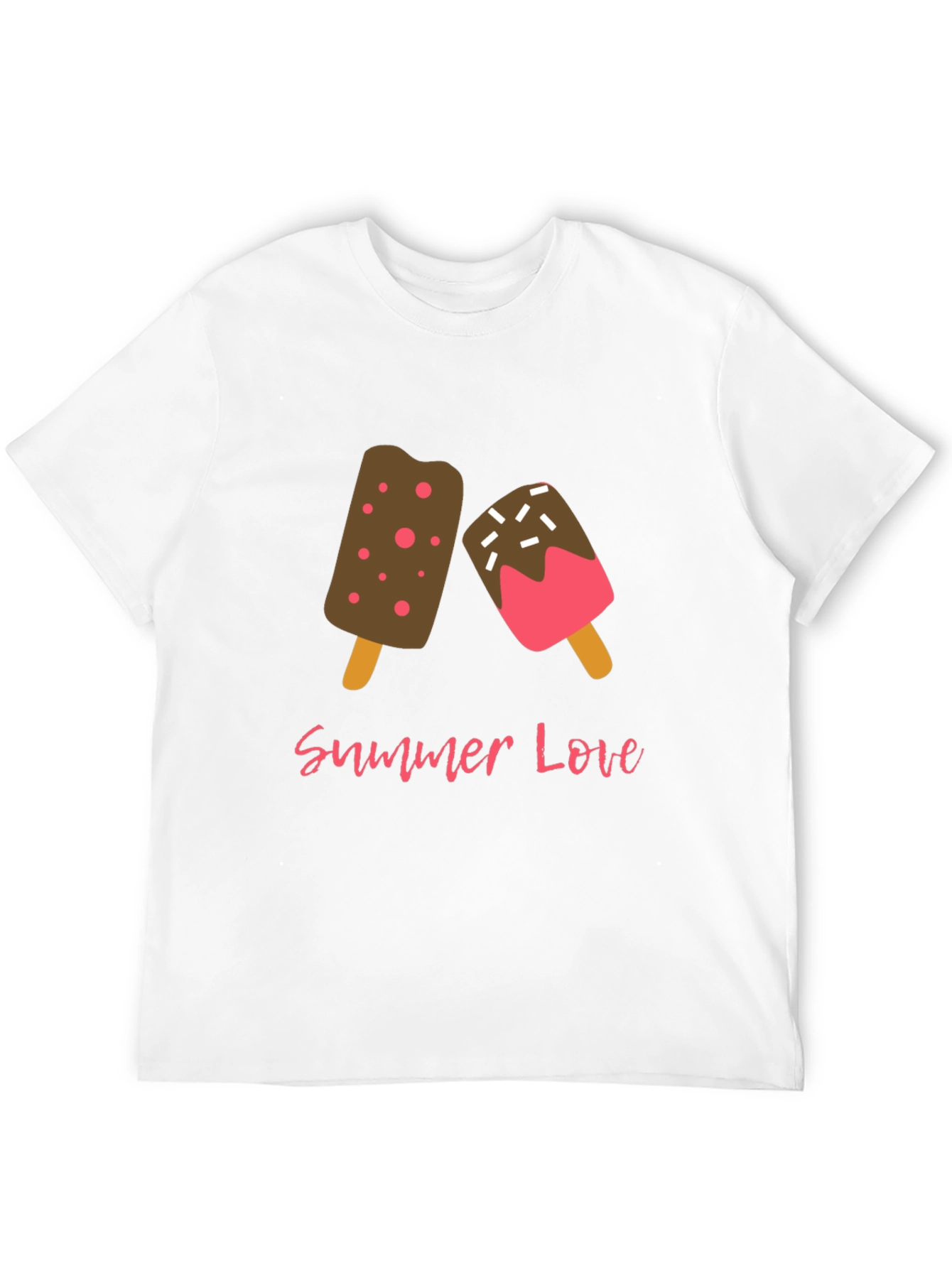 Summer Love Ice Cream Graphic T-Shirt