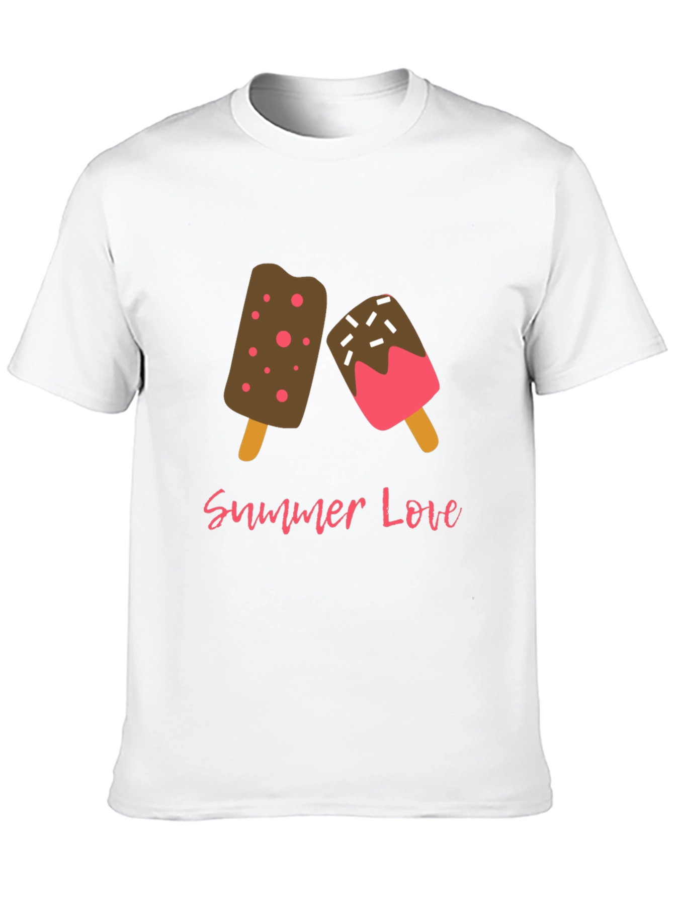 Summer Love Ice Cream Graphic T-Shirt