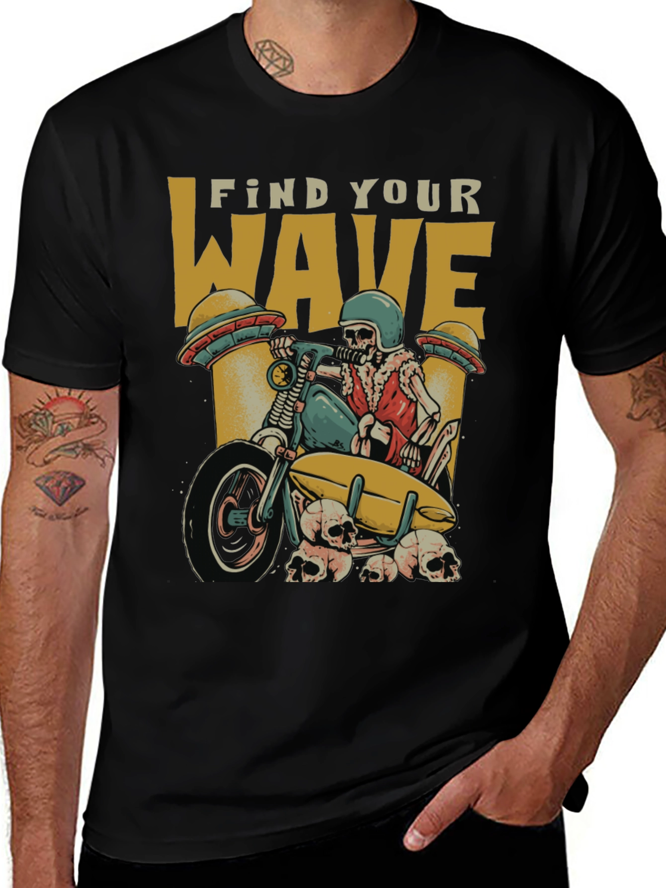 Find Your Wave Graphic T-Shirt