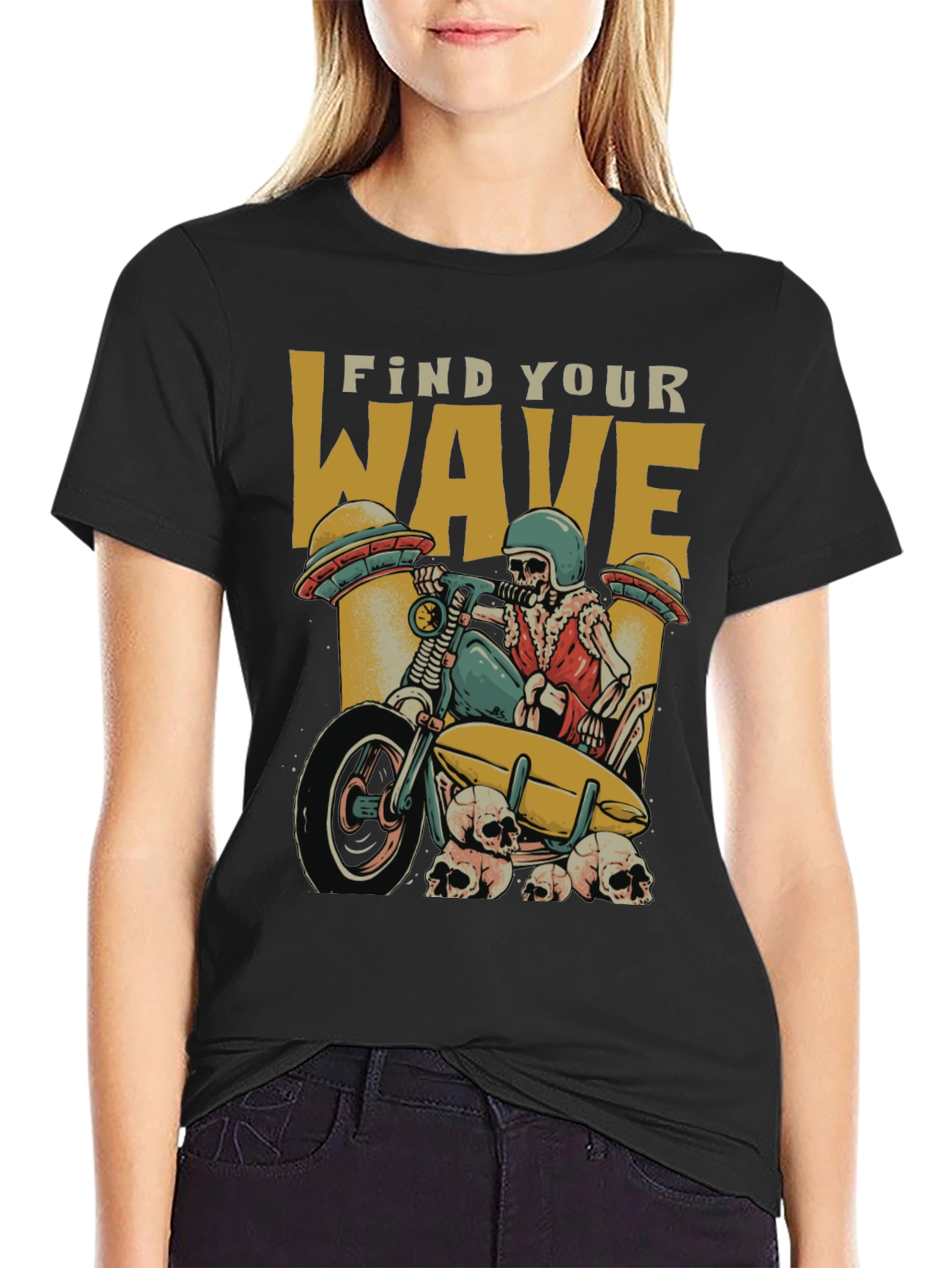 Find Your Wave Graphic T-Shirt