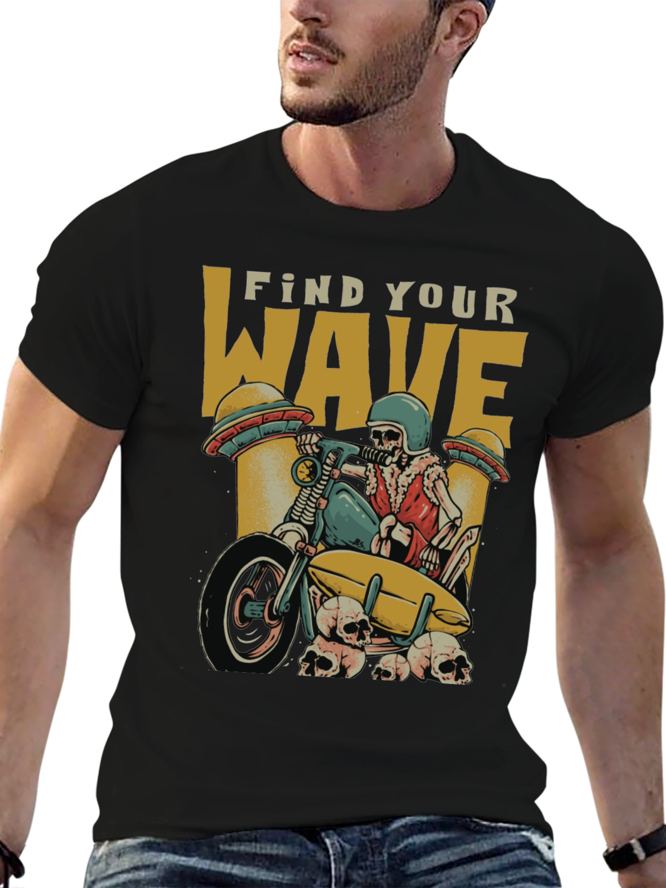 Find Your Wave Graphic T-Shirt