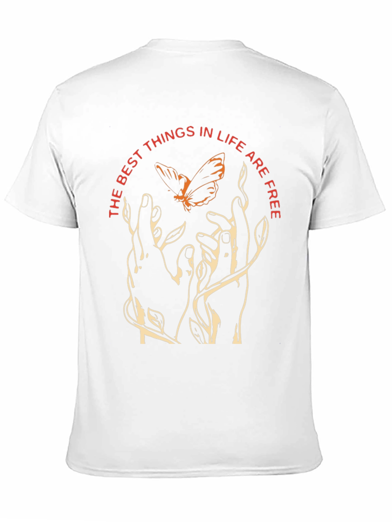 Best Things in Life T-Shirt - Butterfly Design
