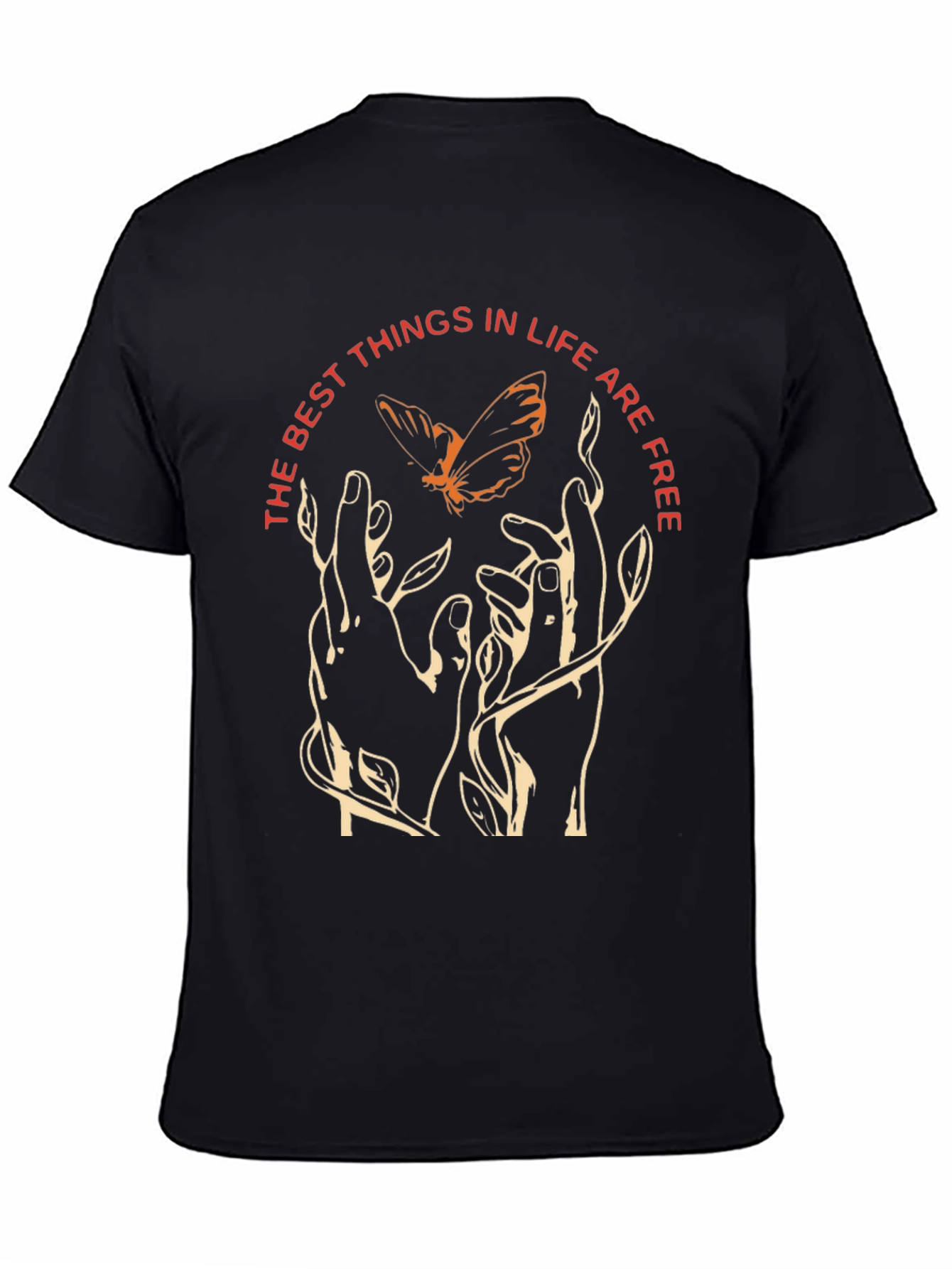 Best Things in Life T-Shirt - Butterfly Design