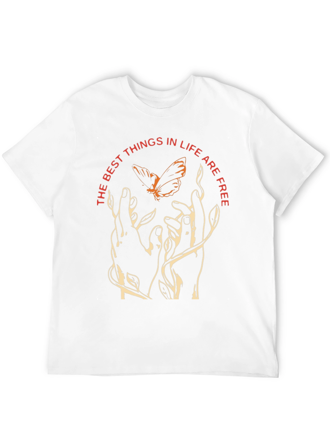 Best Things in Life T-Shirt - Butterfly Design