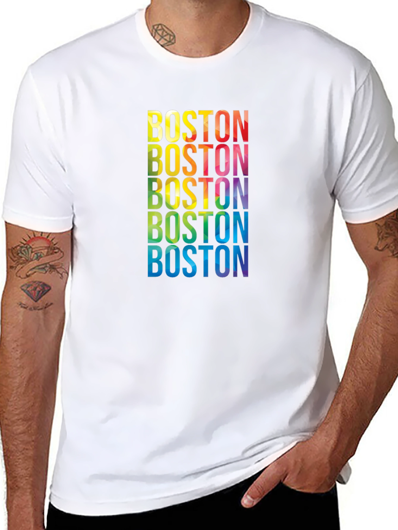 Rainbow Boston T-Shirt - Pride Edition