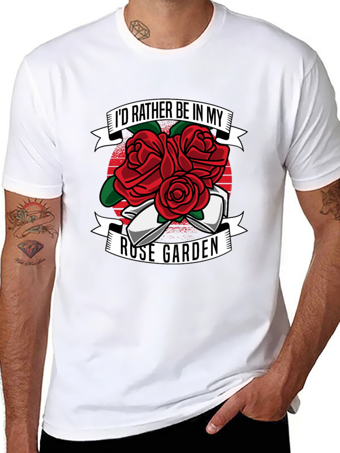 Rose Garden T-Shirt - Floral Graphic Tee