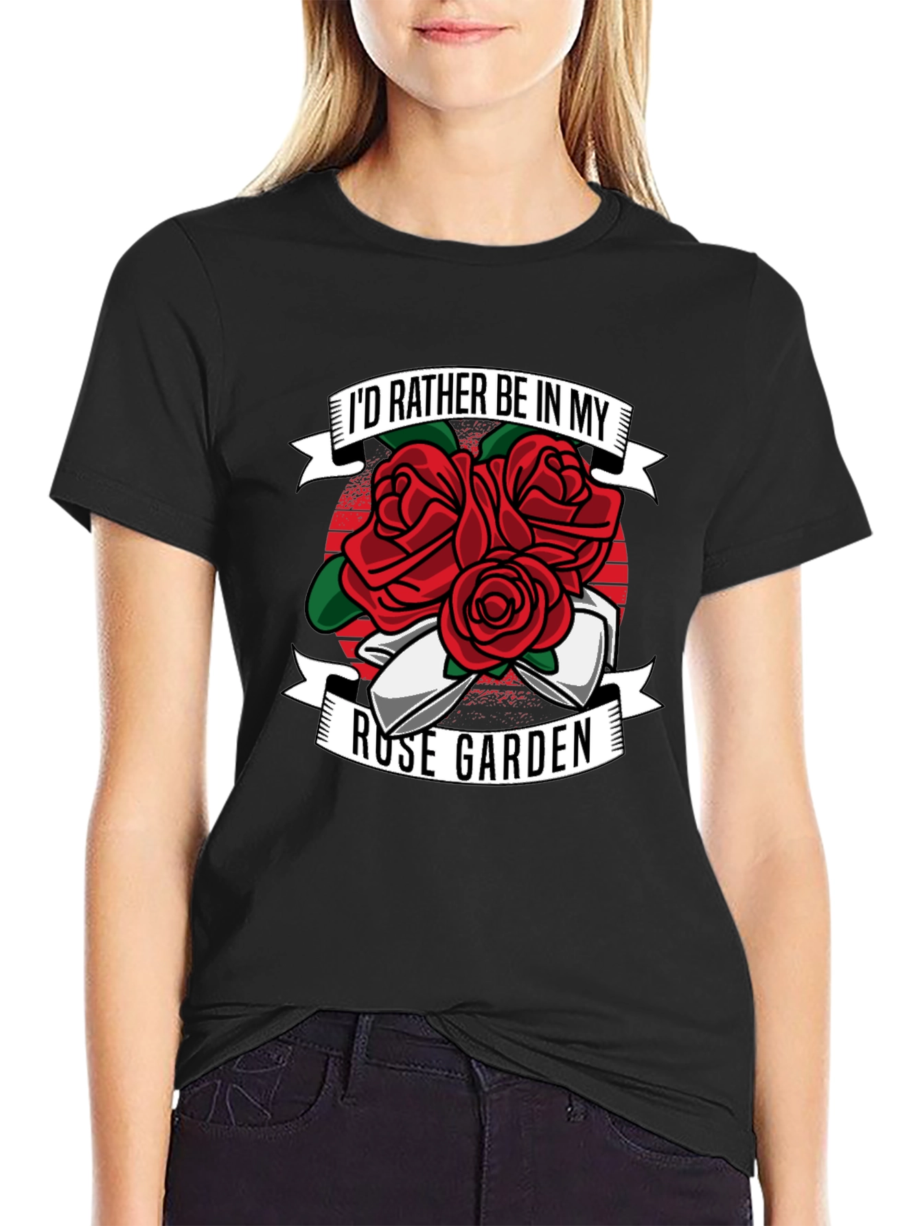 Rose Garden T-Shirt - Floral Graphic Tee