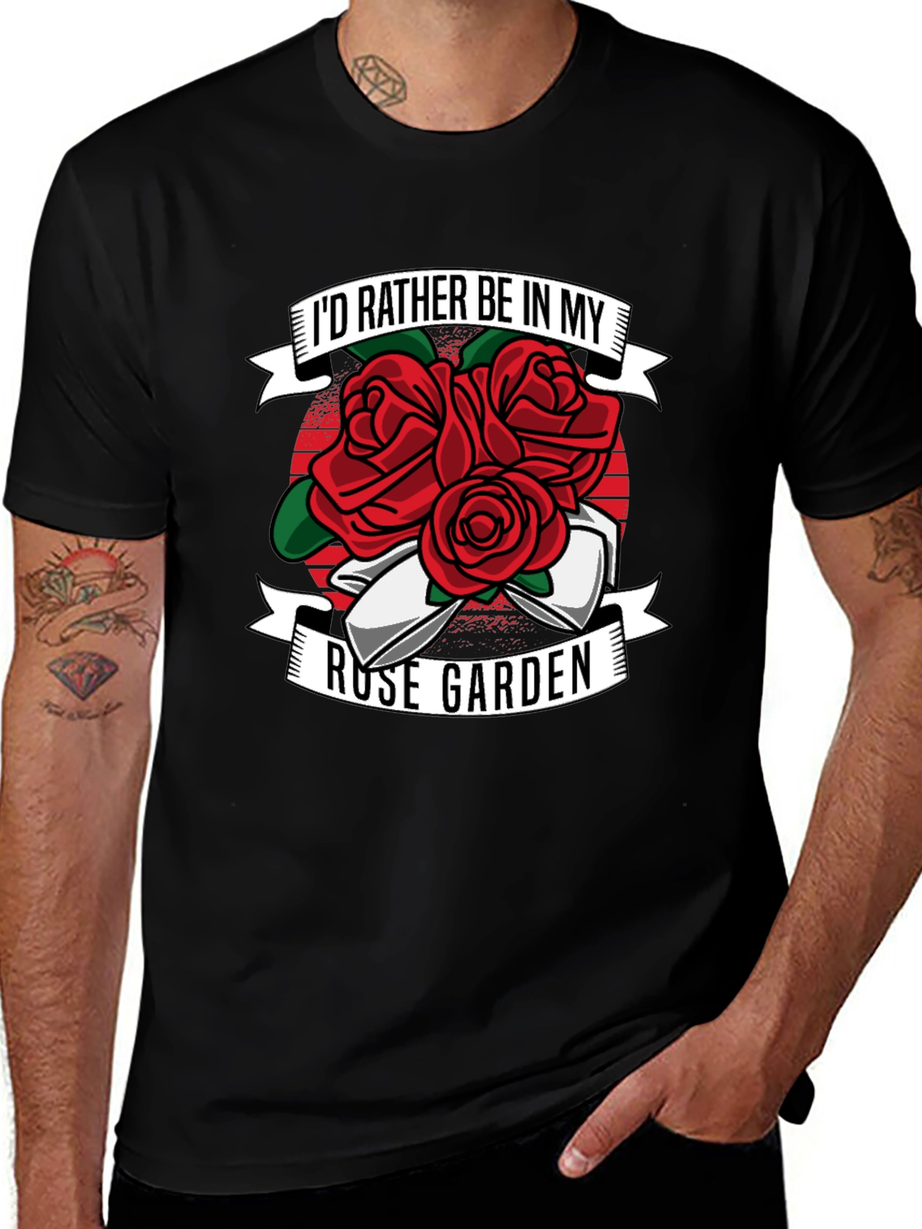 Rose Garden T-Shirt - Floral Graphic Tee