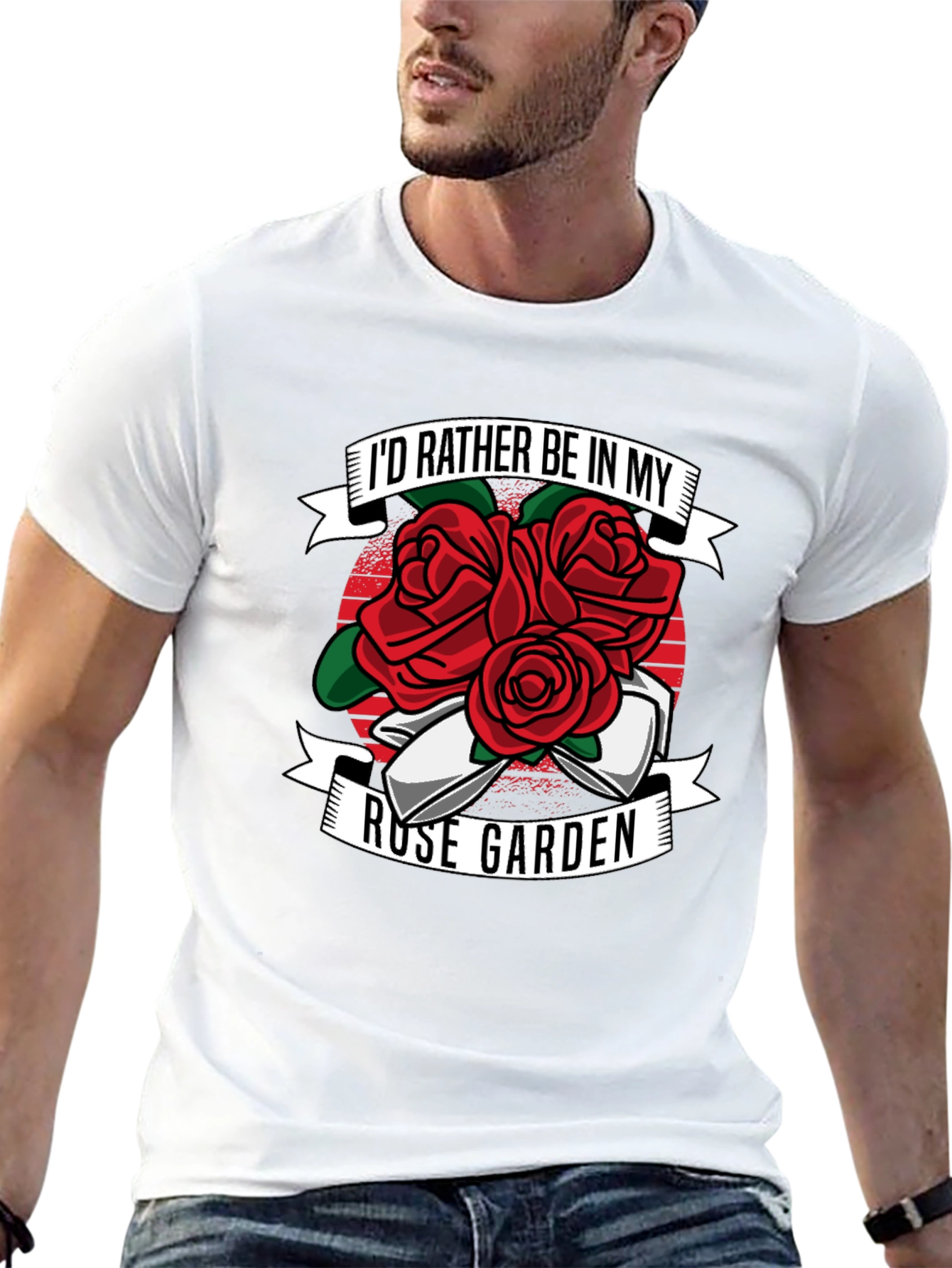 Rose Garden T-Shirt - Floral Graphic Tee