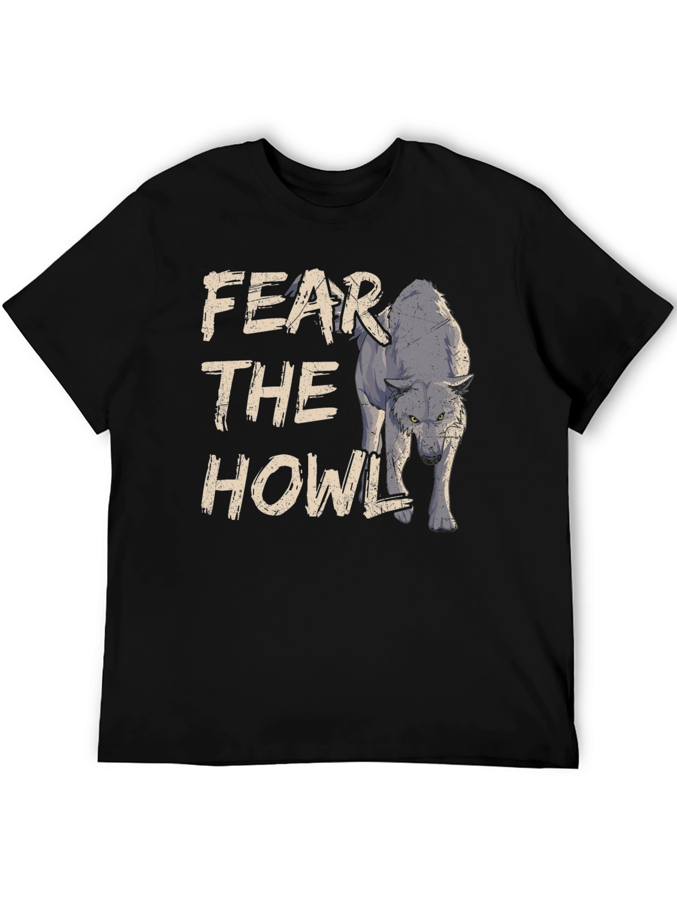 Fear the Howl Graphic Tee - Mens Black T-Shirt