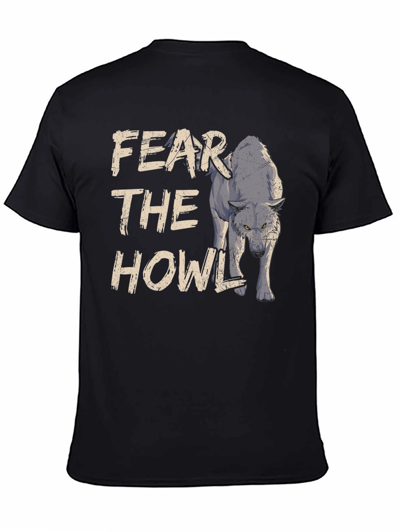 Fear the Howl Graphic Tee - Mens Black T-Shirt