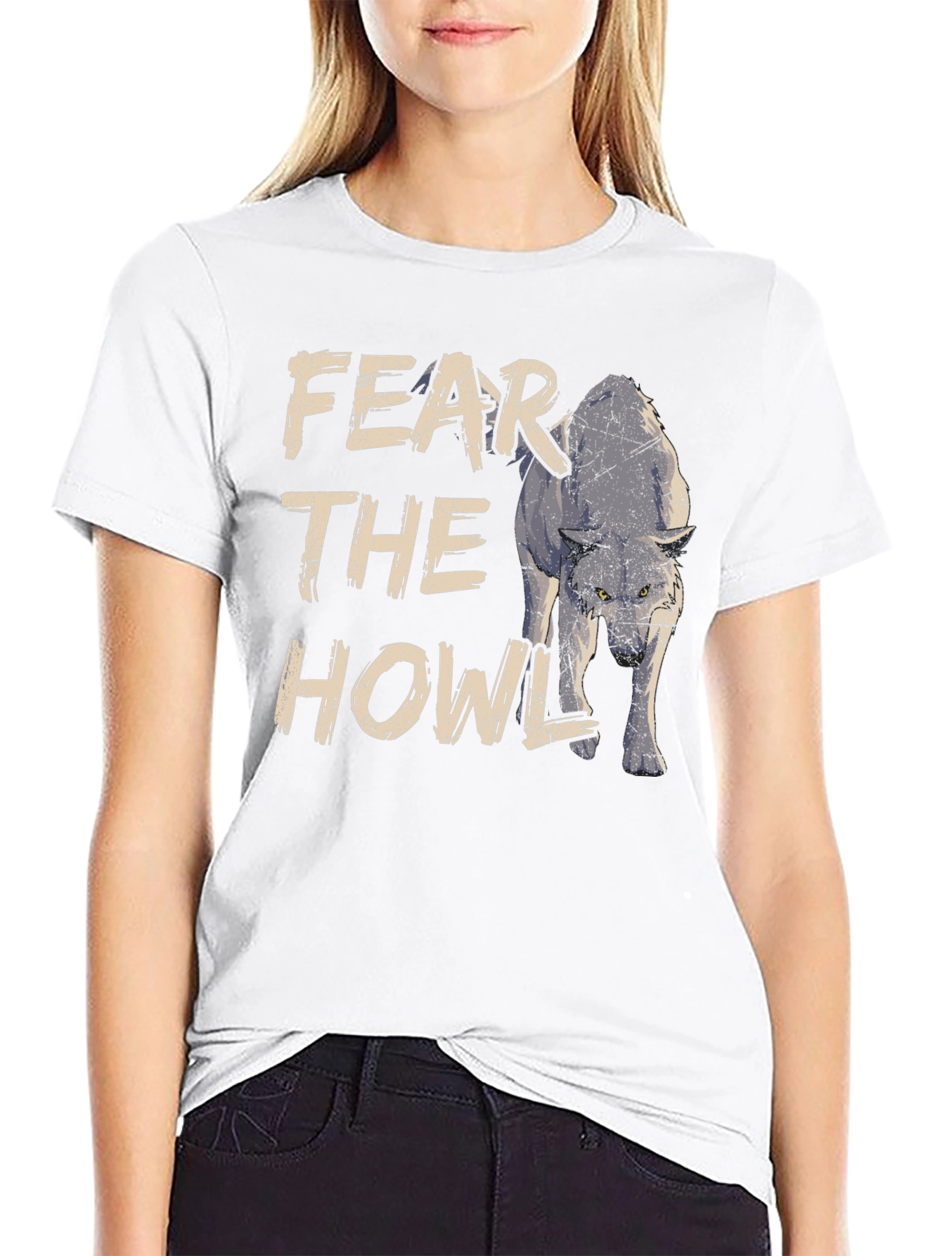 Fear the Howl Graphic Tee - Mens Black T-Shirt