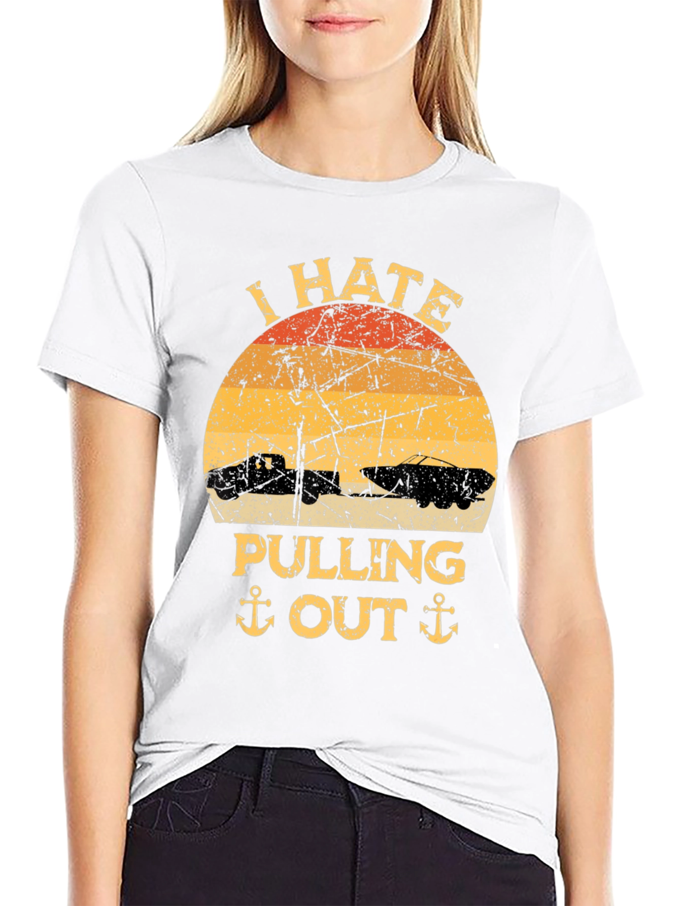 I Hate Pulling Out T-Shirt - Funny Boating Tee