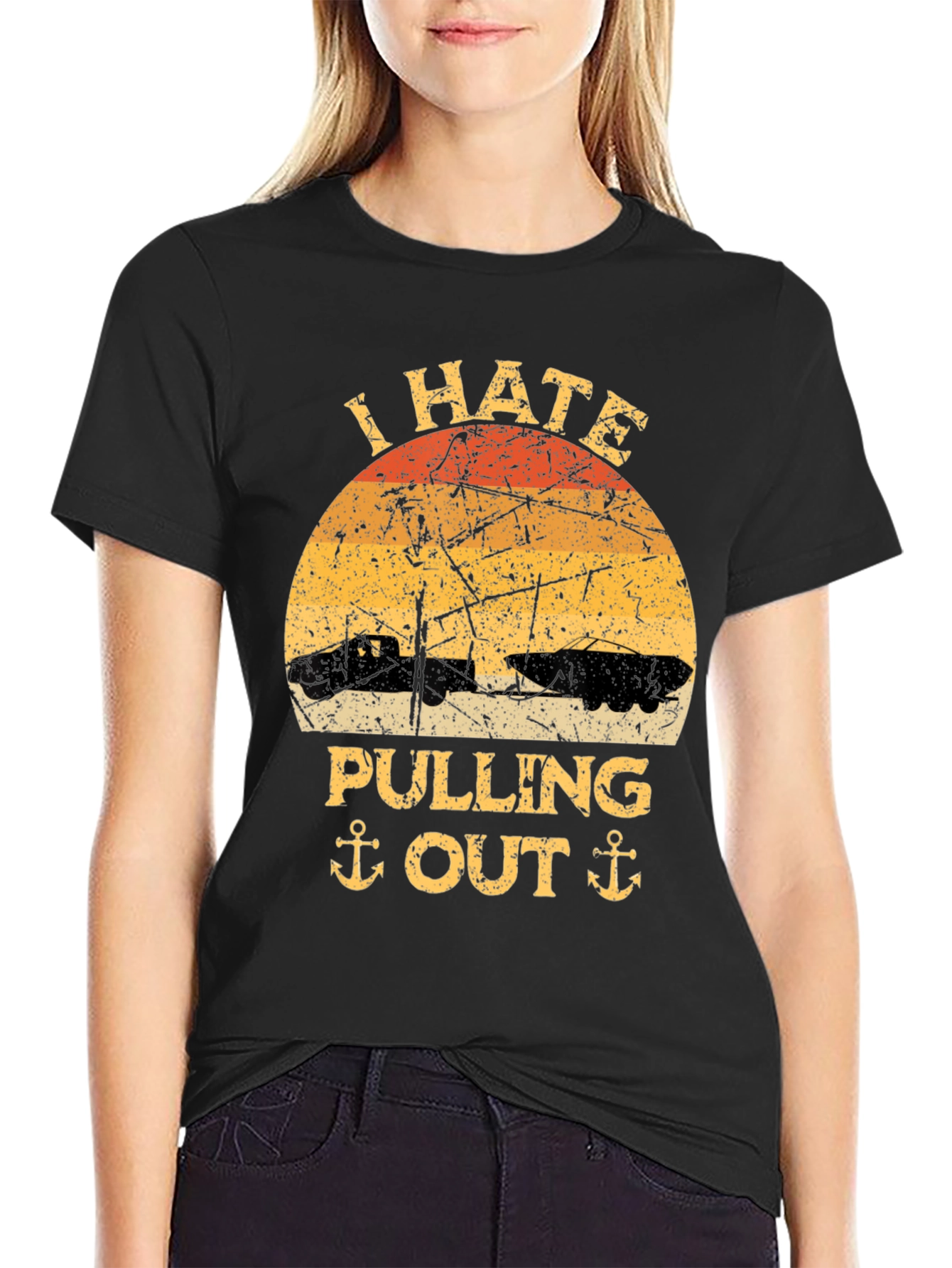 I Hate Pulling Out T-Shirt - Funny Boating Tee