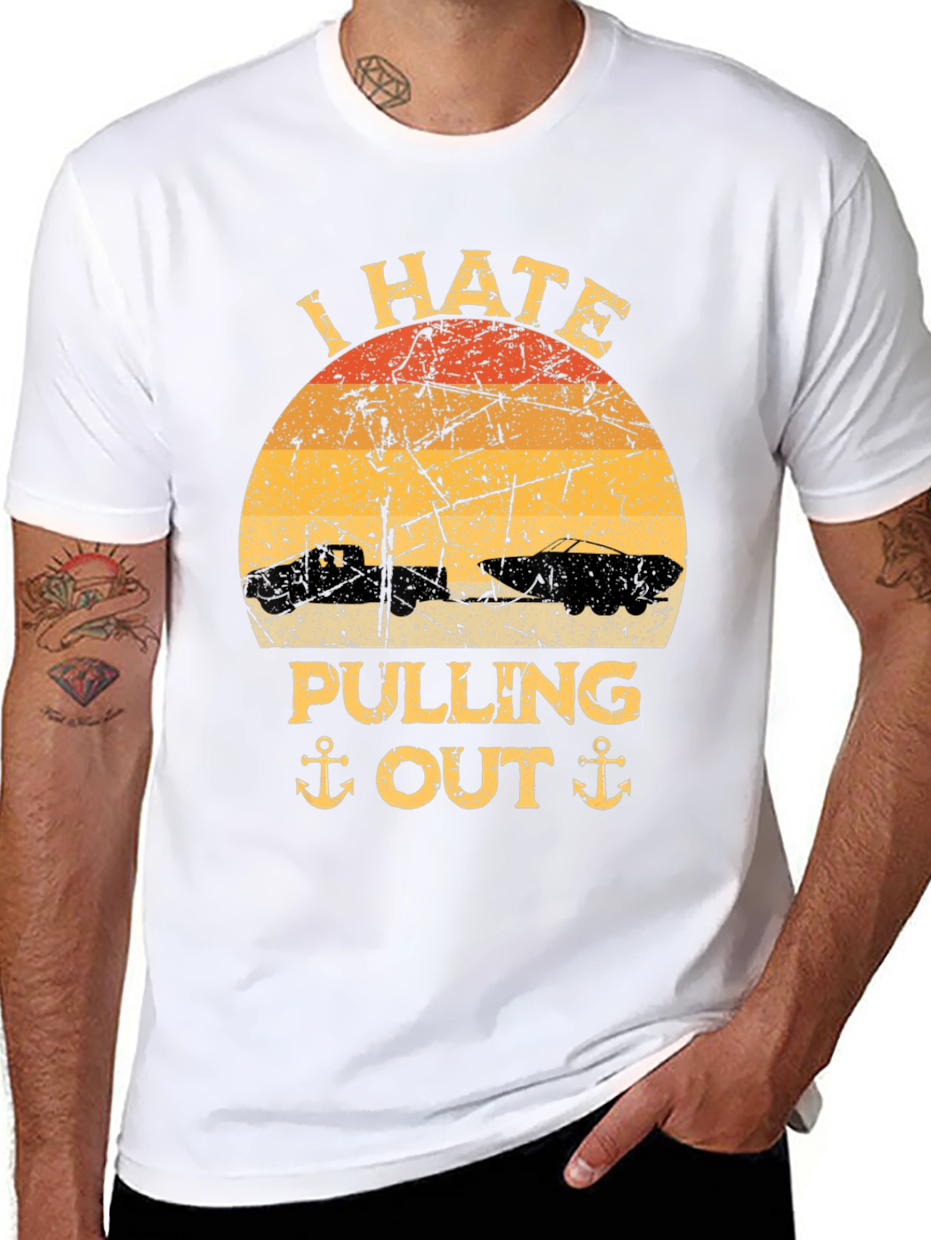 I Hate Pulling Out T-Shirt - Funny Boating Tee