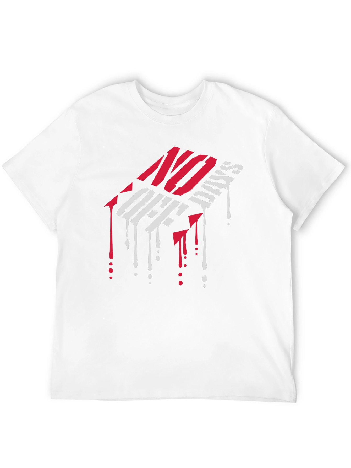 No Off Days Graphic Tee - Black Cotton T-Shirt