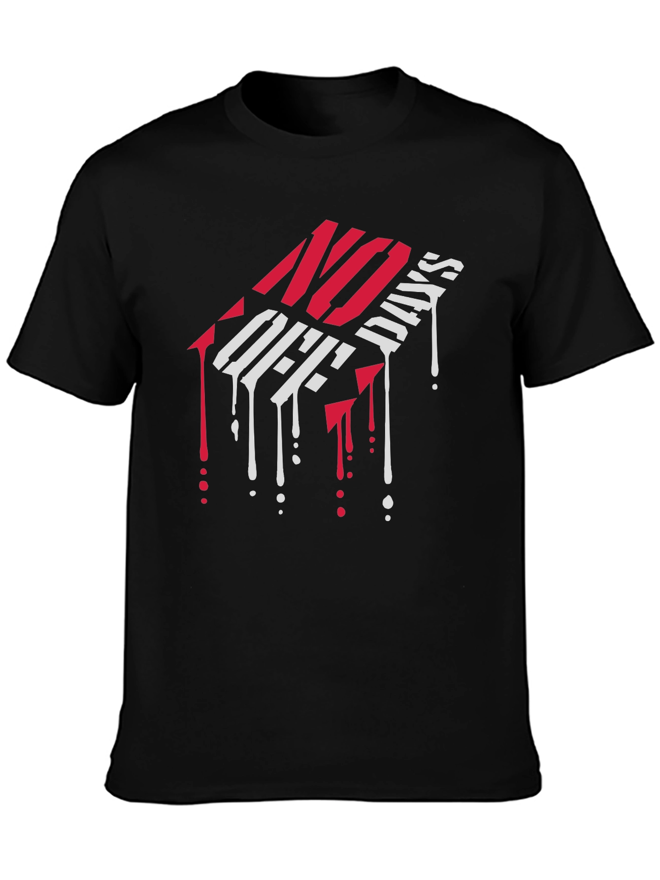 No Off Days Graphic Tee - Black Cotton T-Shirt