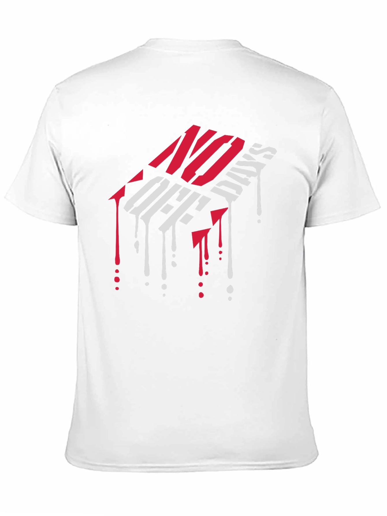 No Off Days Graphic Tee - Black Cotton T-Shirt