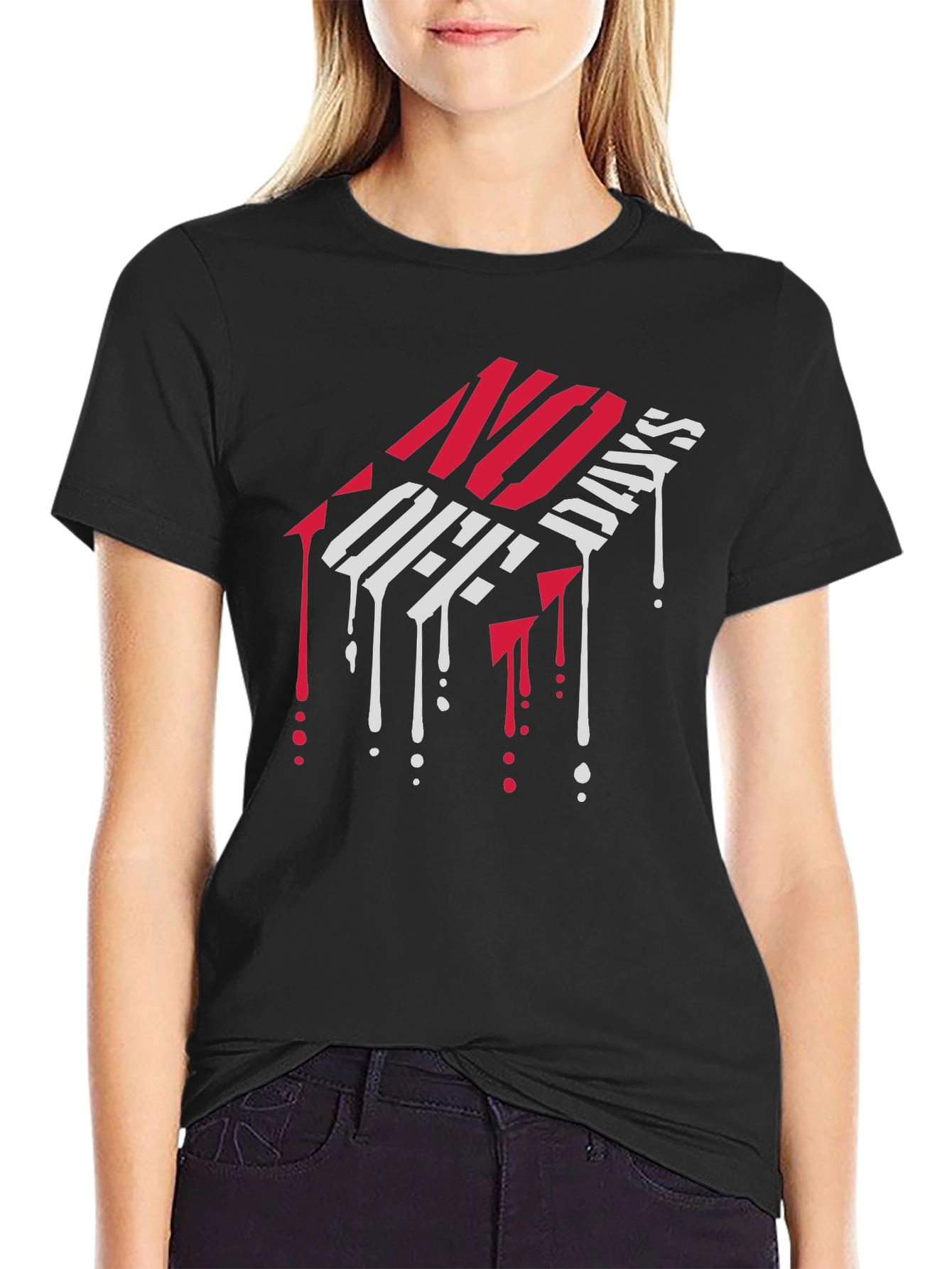 No Off Days Graphic Tee - Black Cotton T-Shirt