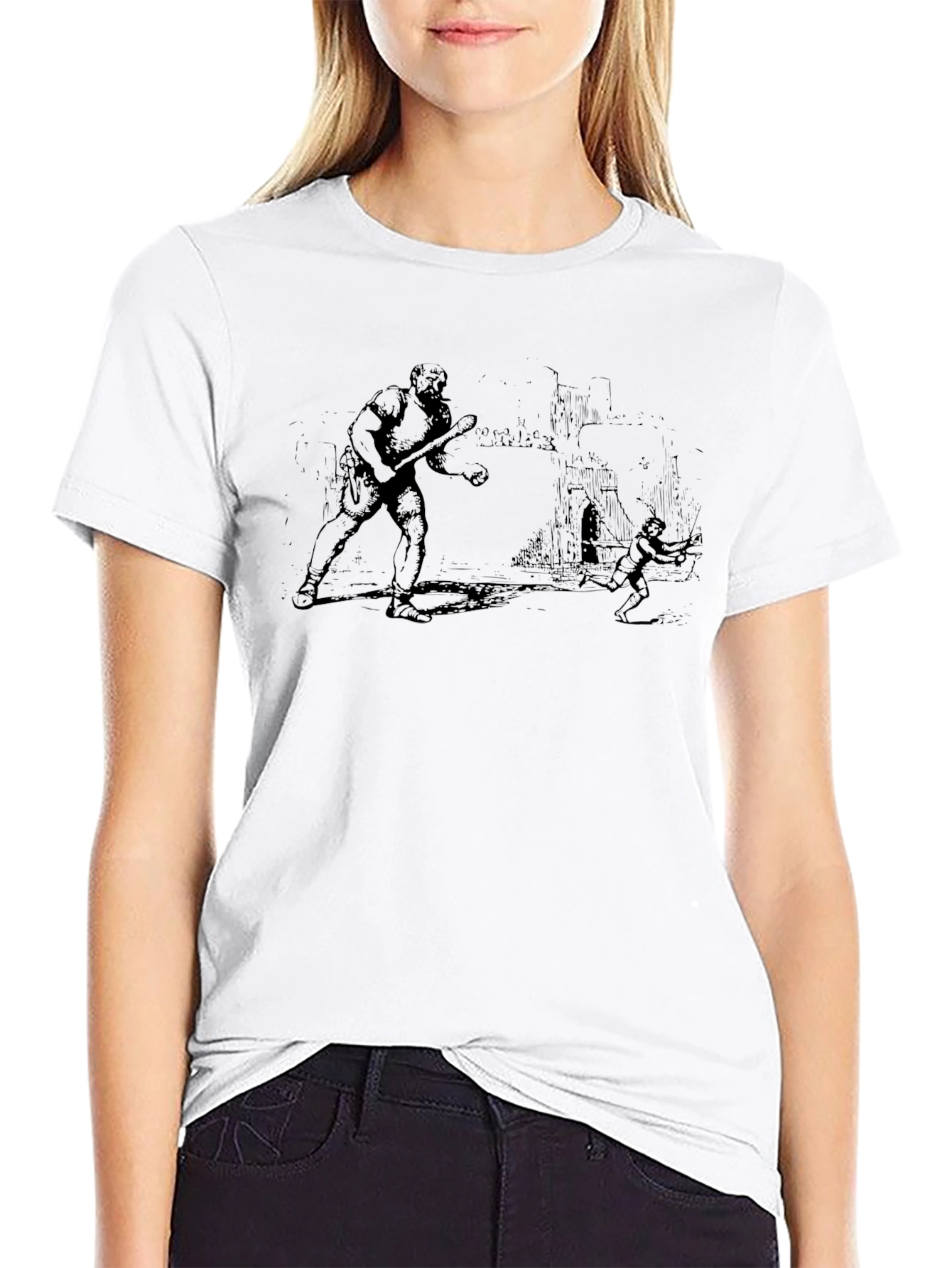 Cyclops & Odysseus Black T-Shirt