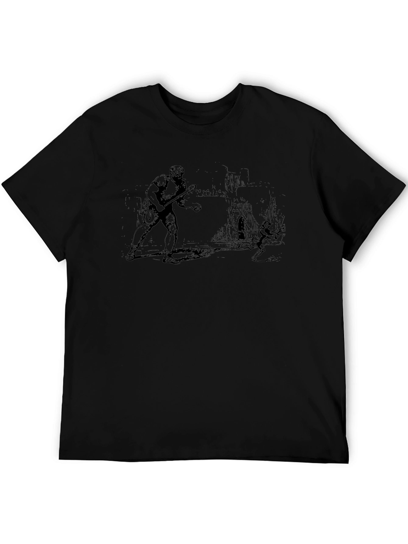 Cyclops & Odysseus Black T-Shirt