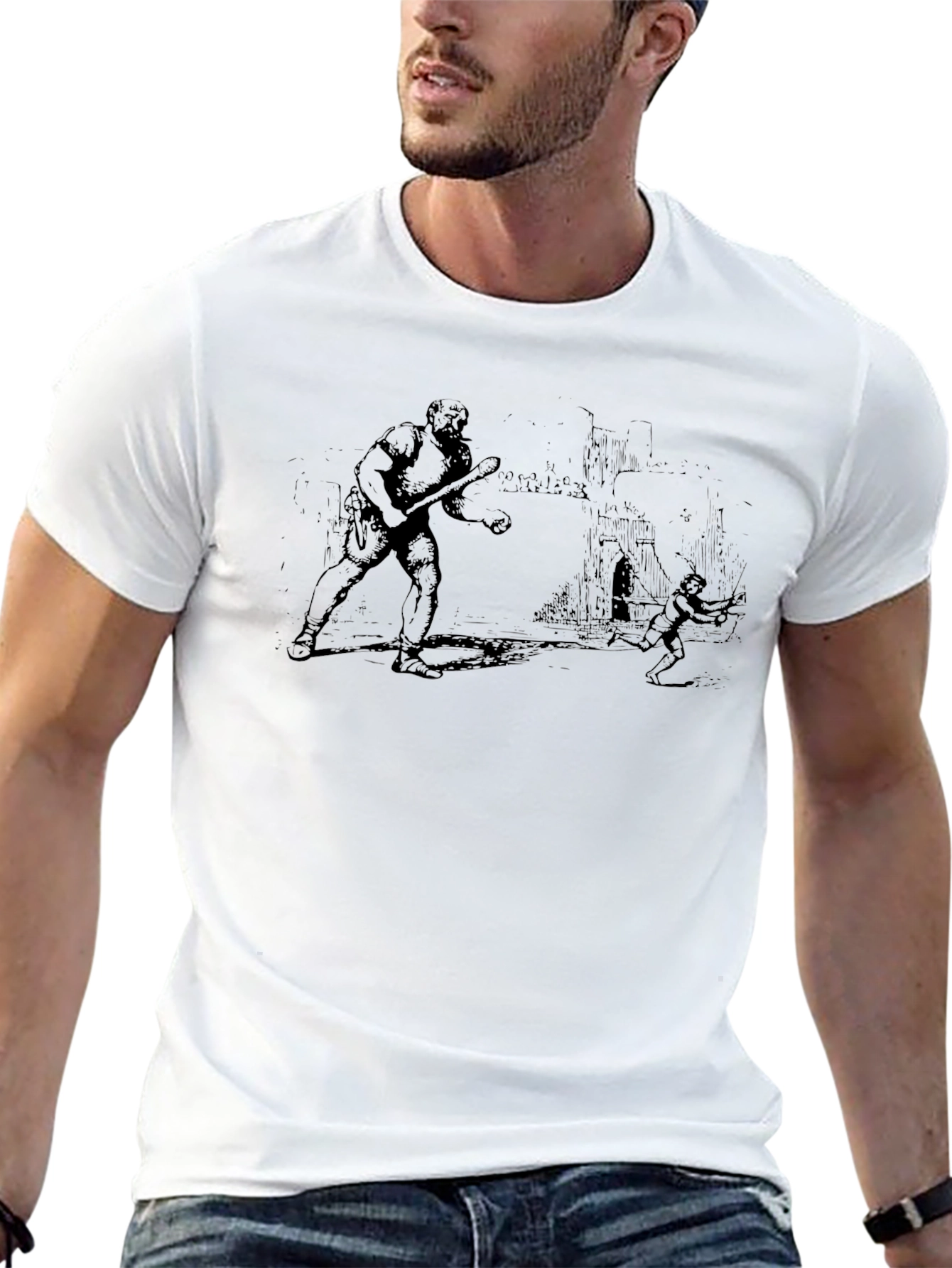 Cyclops & Odysseus Black T-Shirt