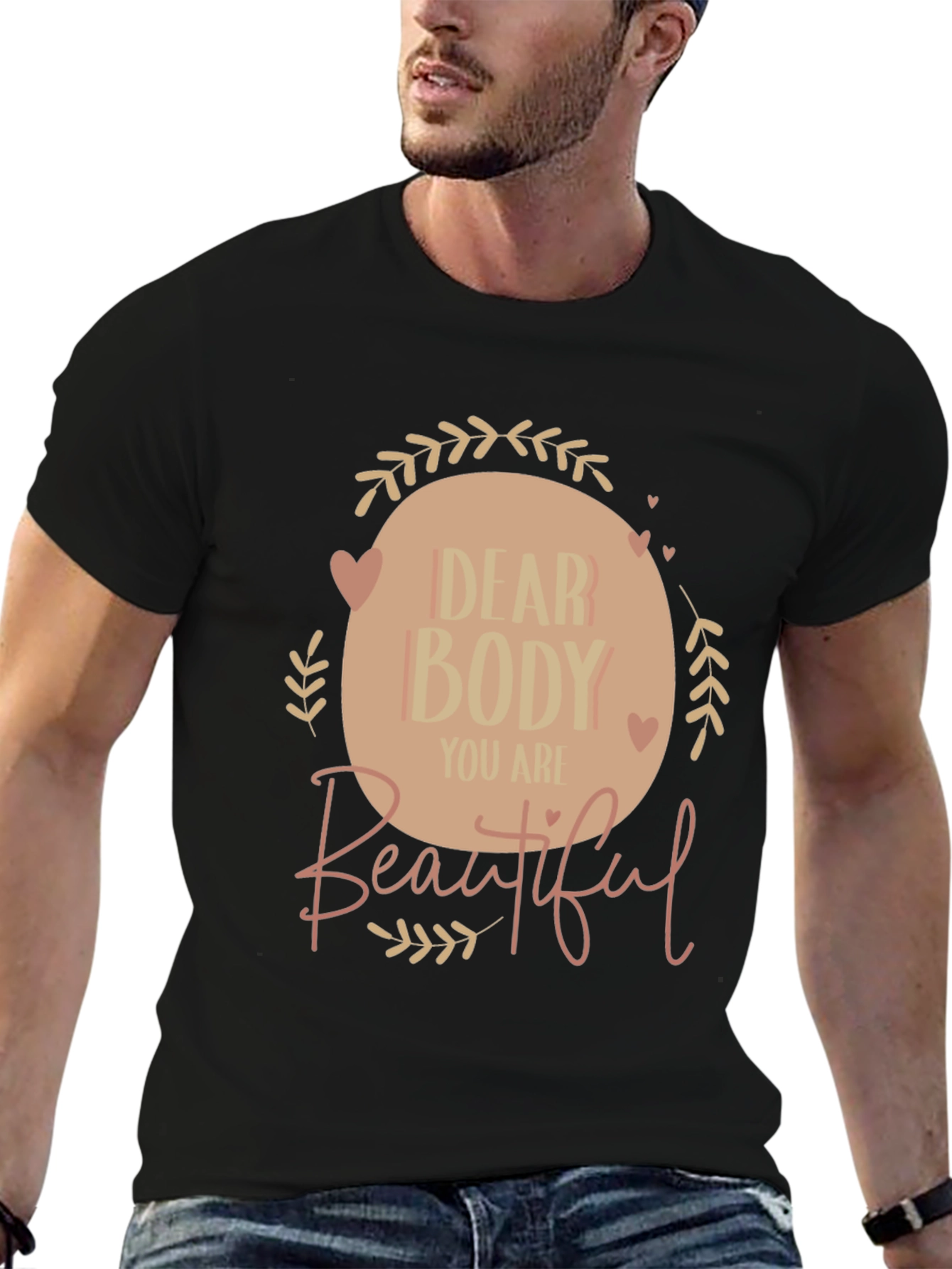 Dear Body Graphic Tee - Positive Affirmation Shirt