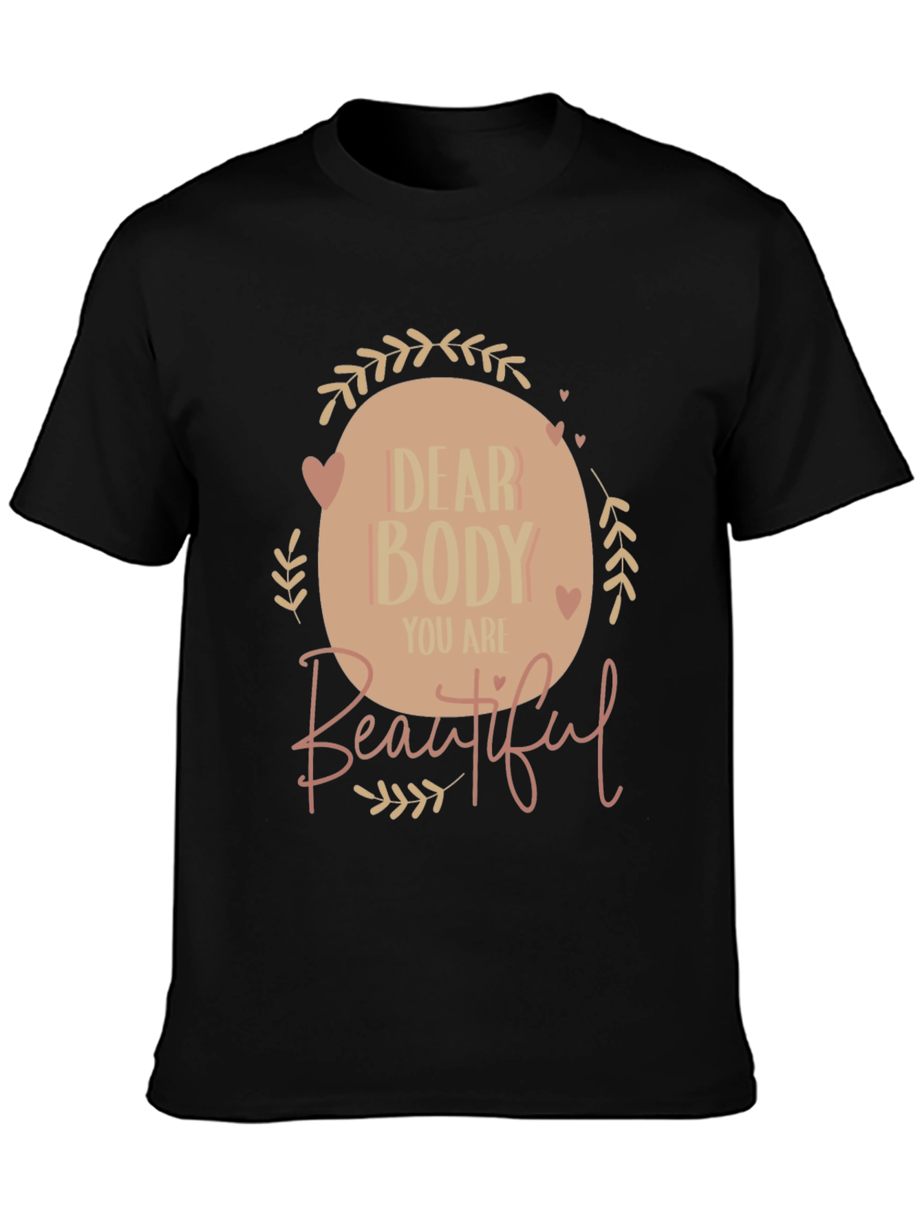Dear Body Graphic Tee - Positive Affirmation Shirt