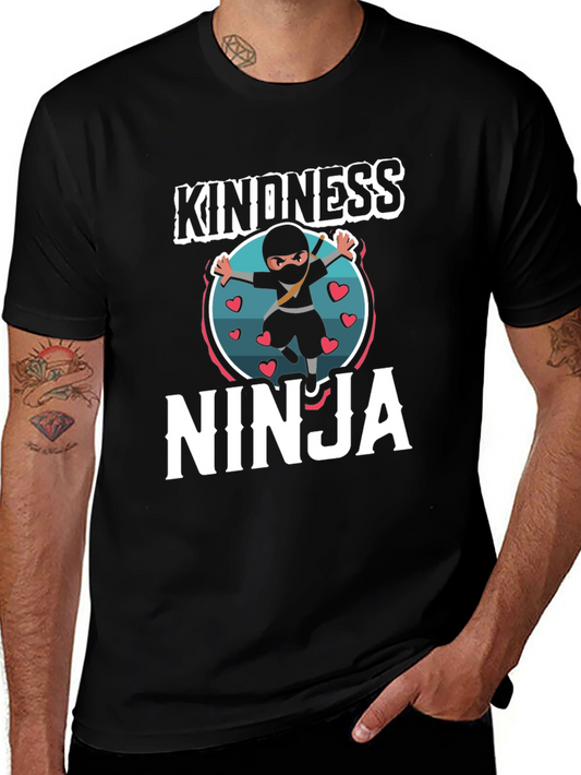 Kindness Ninja T-Shirt -  Comfortable Crew Neck Tee