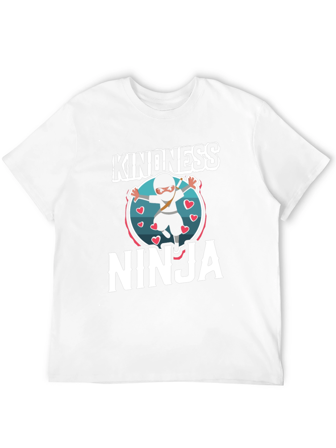 Kindness Ninja T-Shirt -  Comfortable Crew Neck Tee
