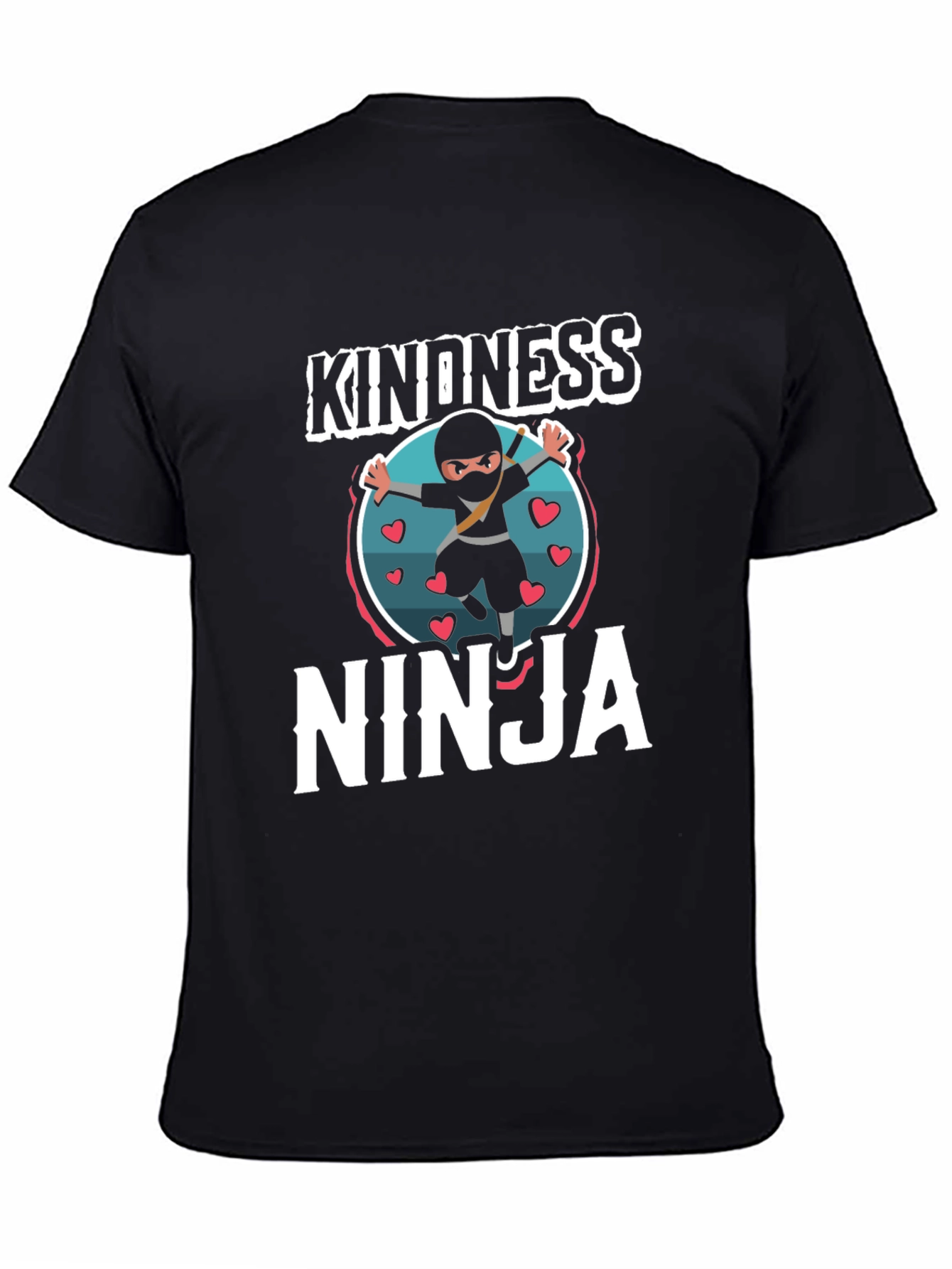 Kindness Ninja T-Shirt -  Comfortable Crew Neck Tee
