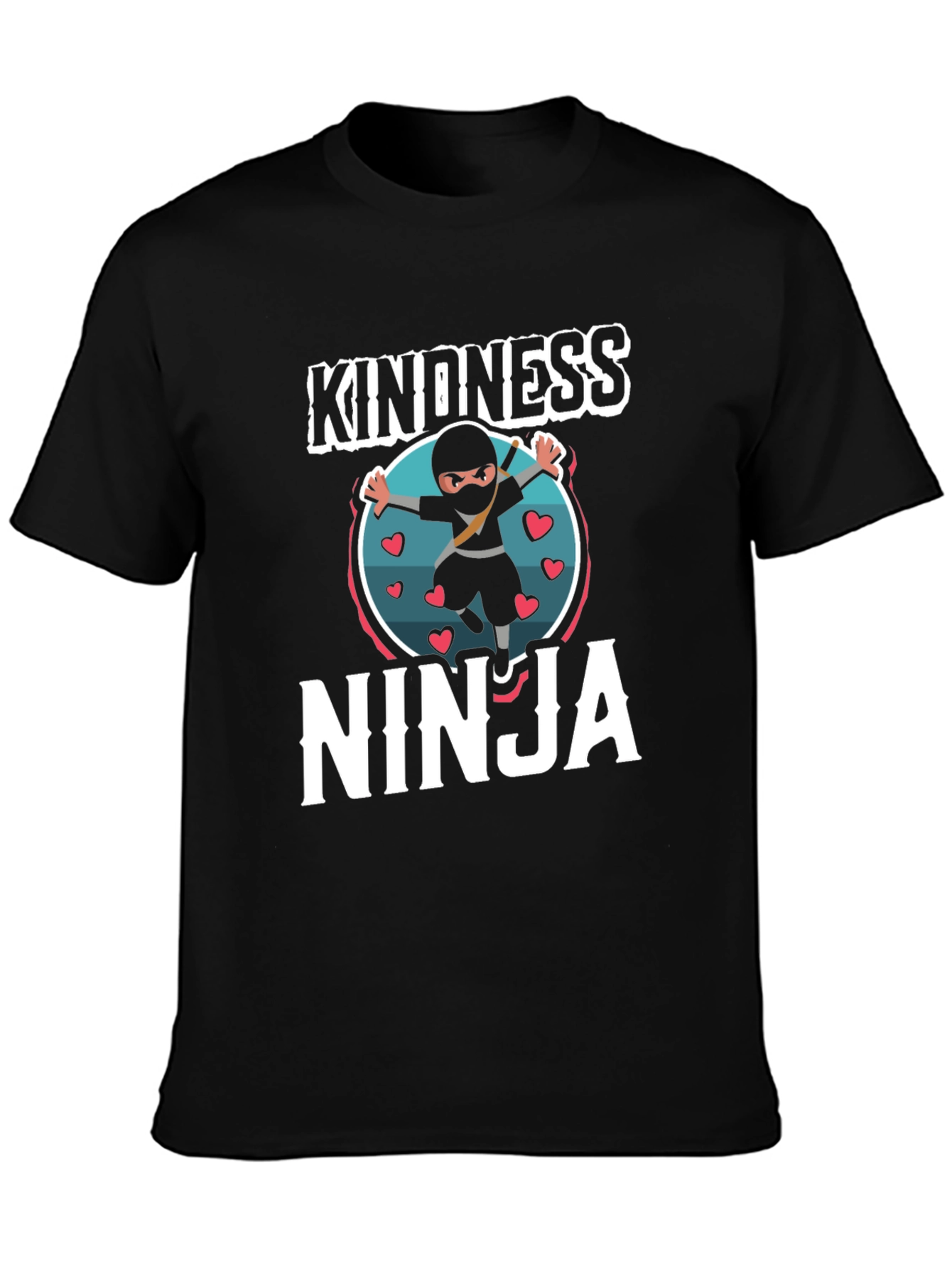 Kindness Ninja T-Shirt -  Comfortable Crew Neck Tee
